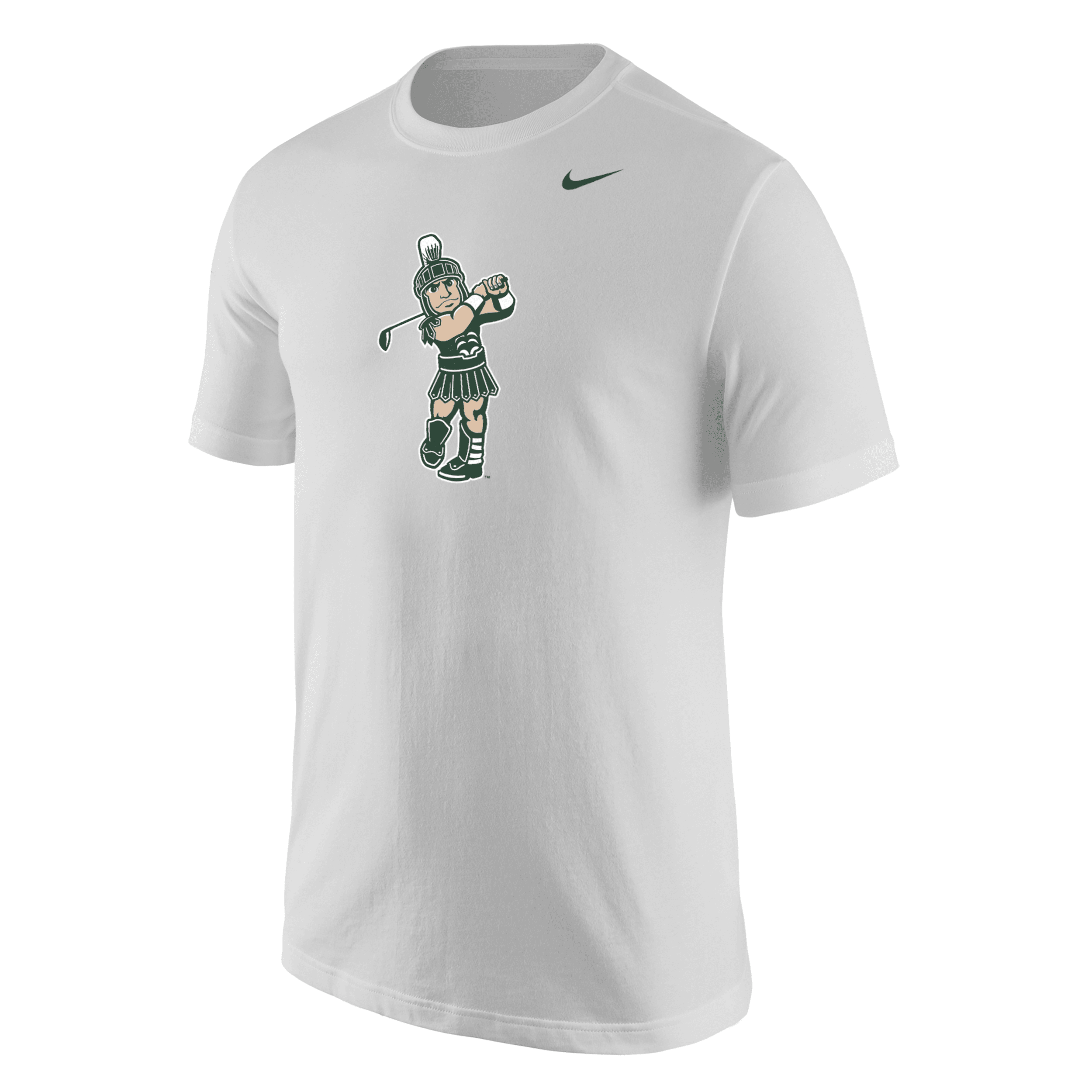 Shop Nike Michigan State  Men's College T-shirt In White