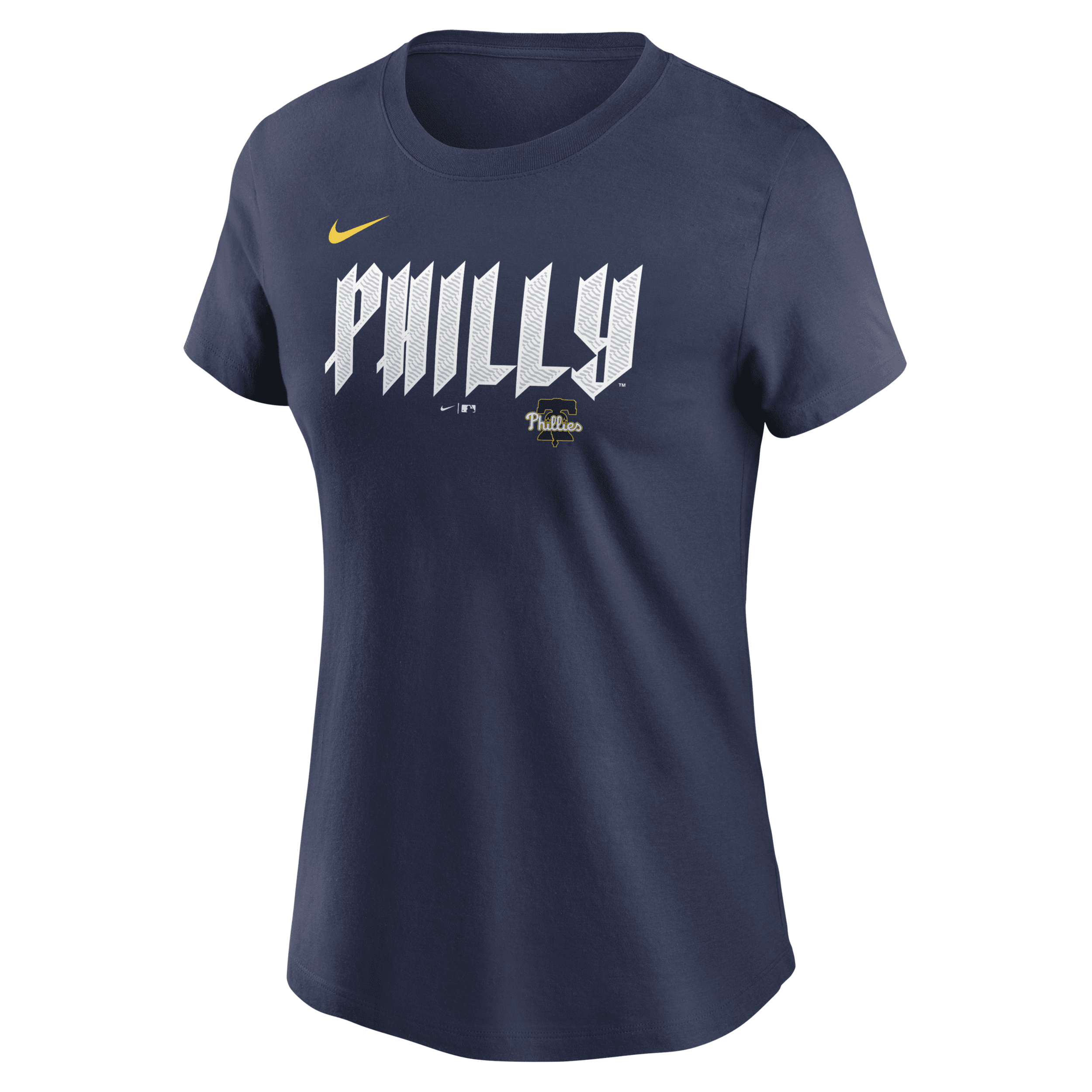 Shop Nike Aaron Nola Philadelphia Phillies City Connect Fuse  Women's Mlb T-shirt In Blue