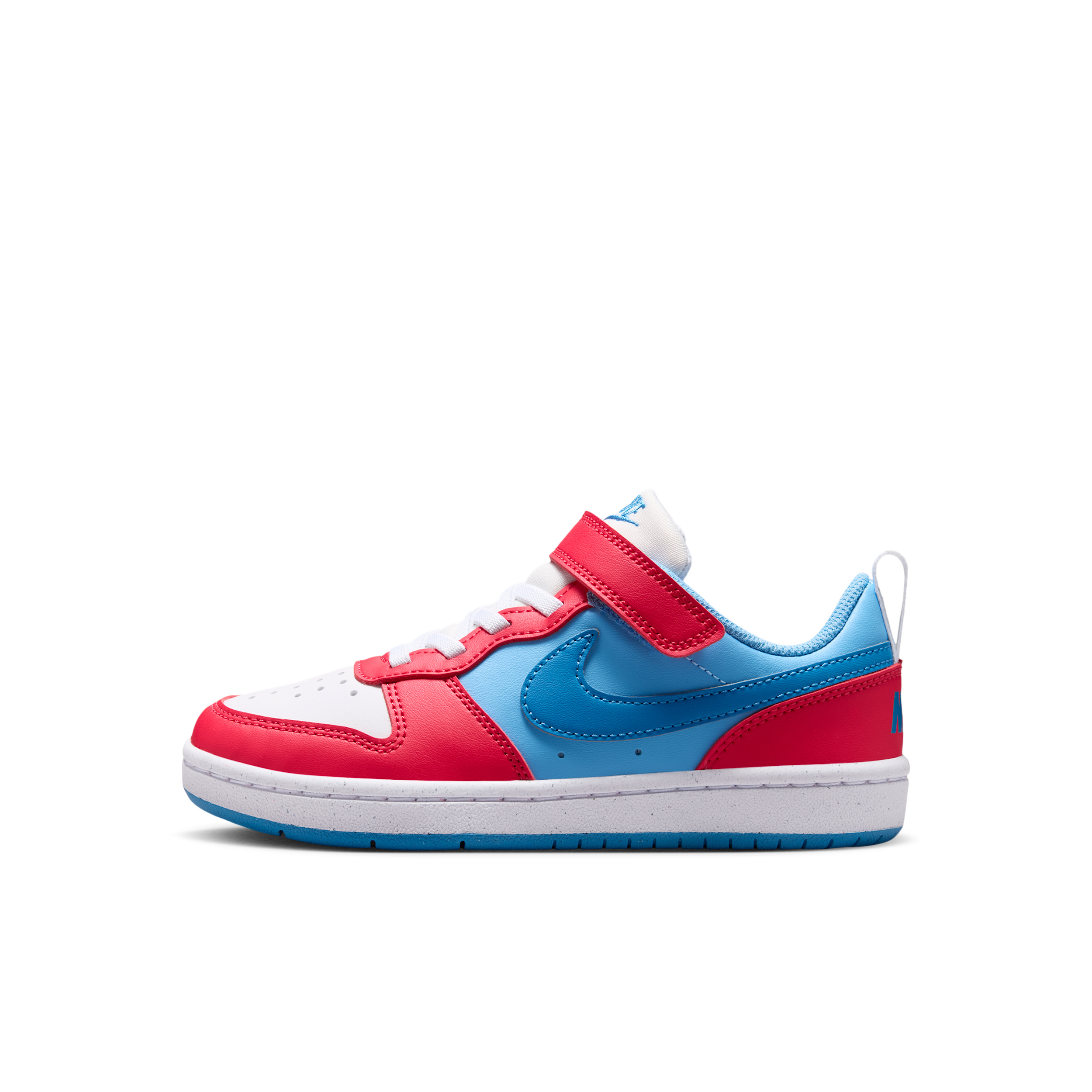 Nike Court Borough Low Recraft Little Kids' Shoes in Red | DV5457-603
