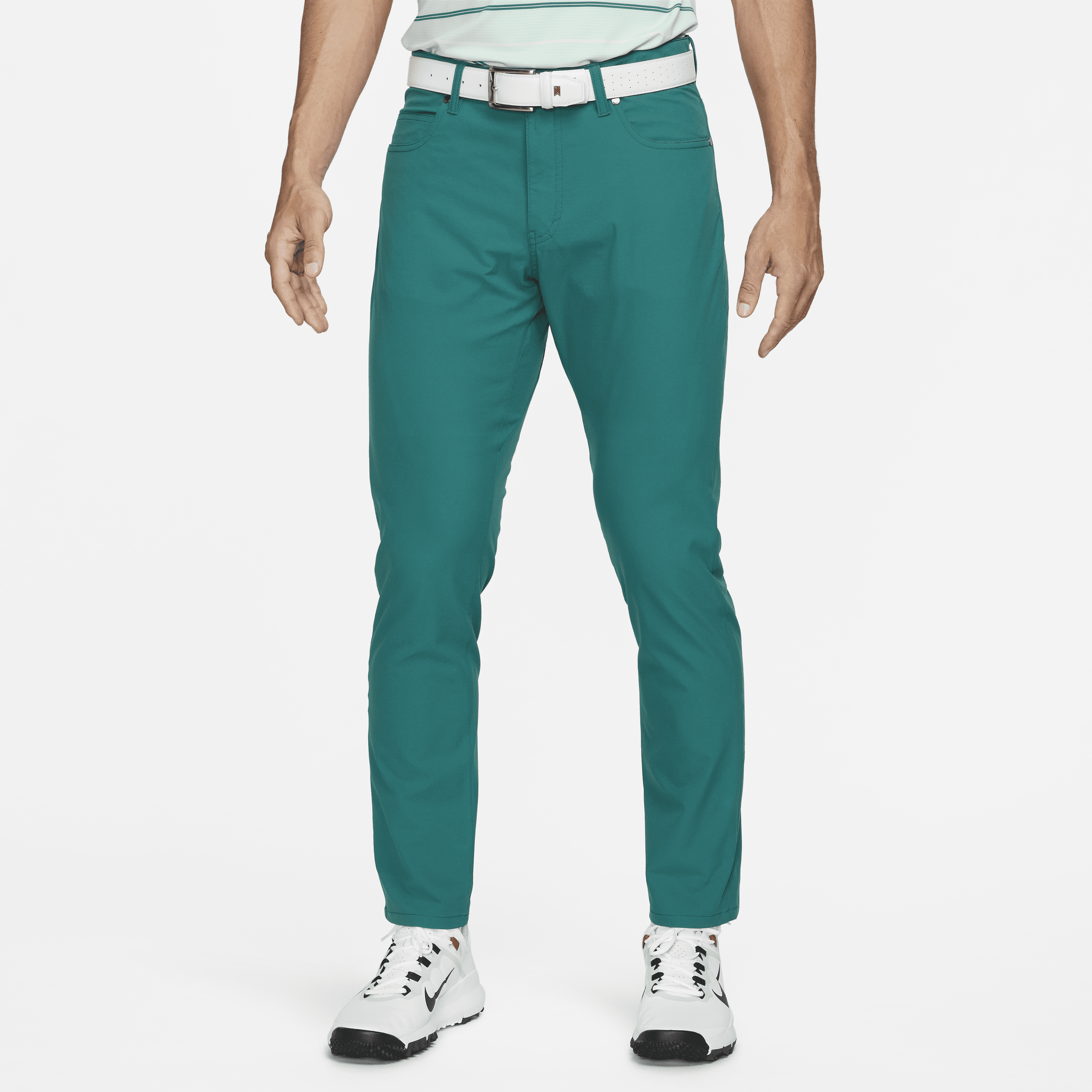 Nike Men's Dri-fit Repel 5-pocket Slim Fit Golf Pants In Green