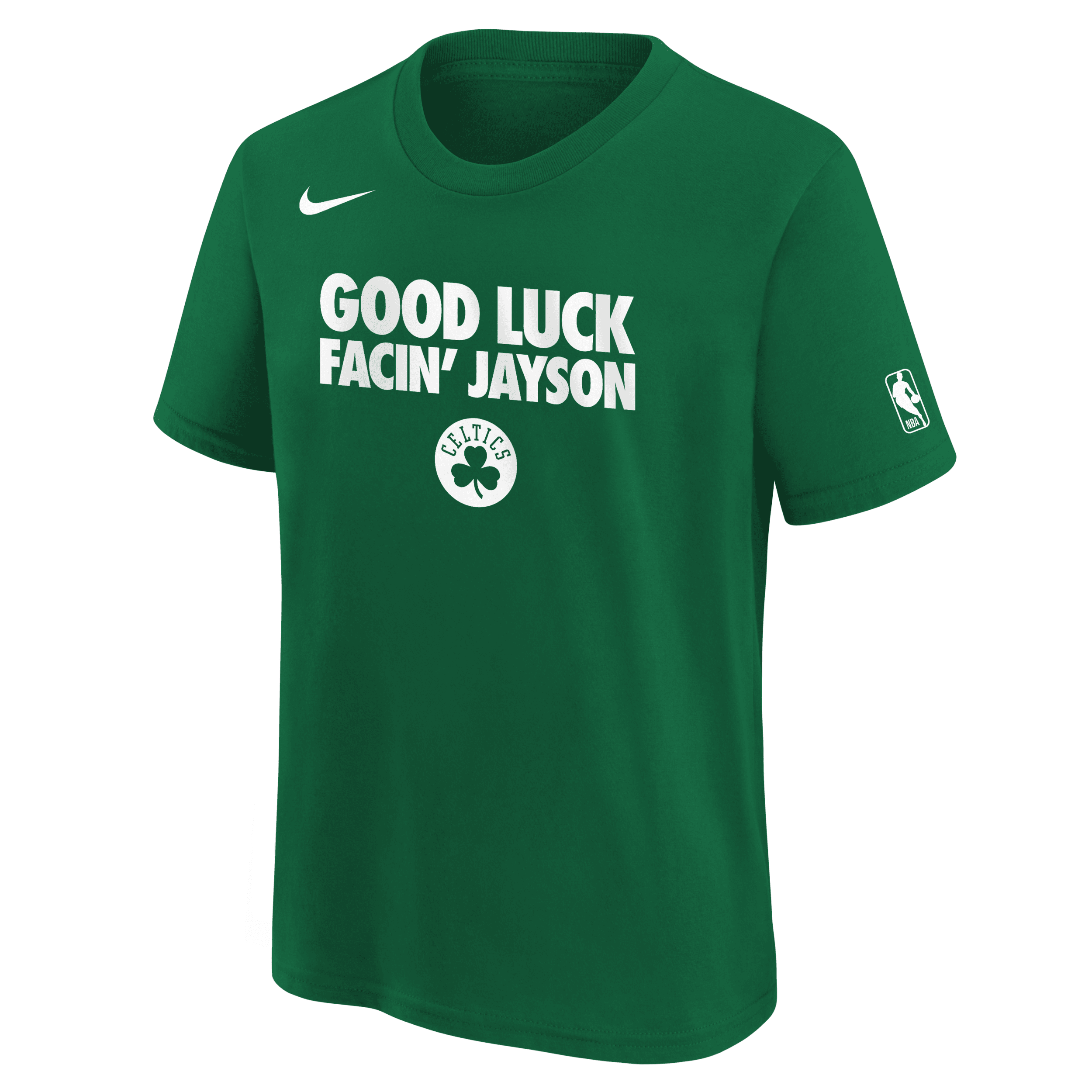 Nike Jayson Tatum Boston Celtics Big Kids'  Nba T-shirt In Green