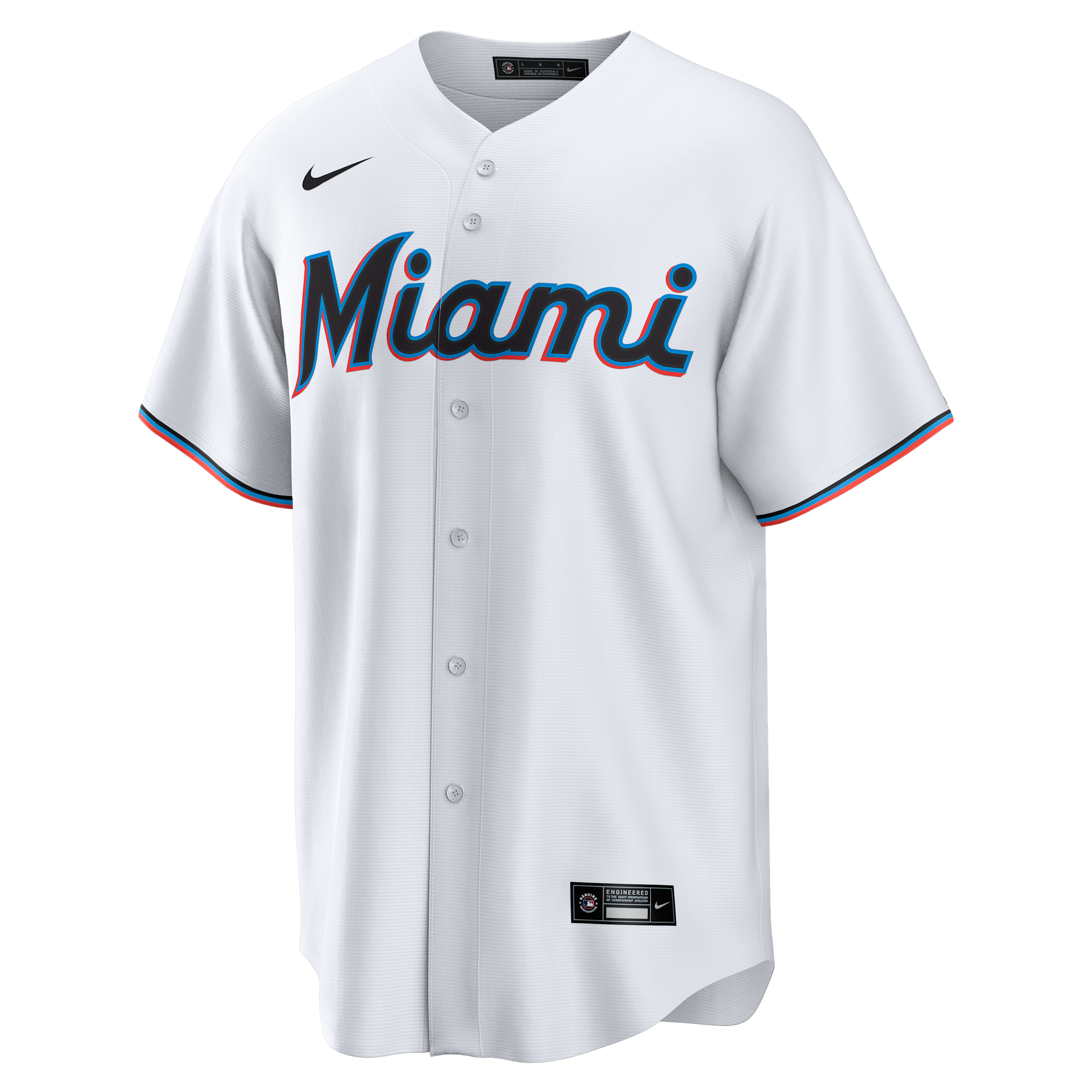 Sandy Alcantara Miami Marlins Nike Men's MLB Replica Jersey in White | T770MQWHMQ7-1Z0