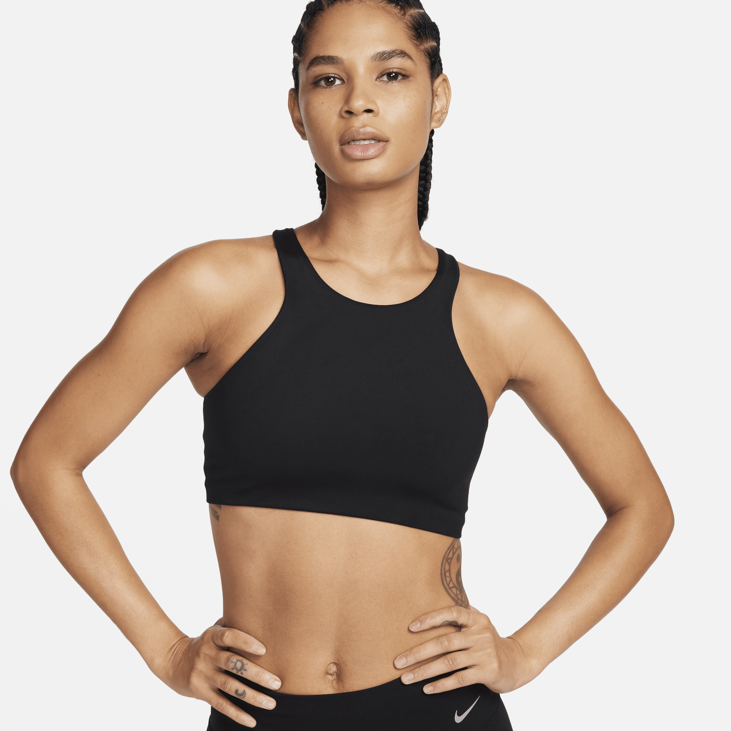 Nike Women's One Medium-support Lightly Lined Sports Bra In Black