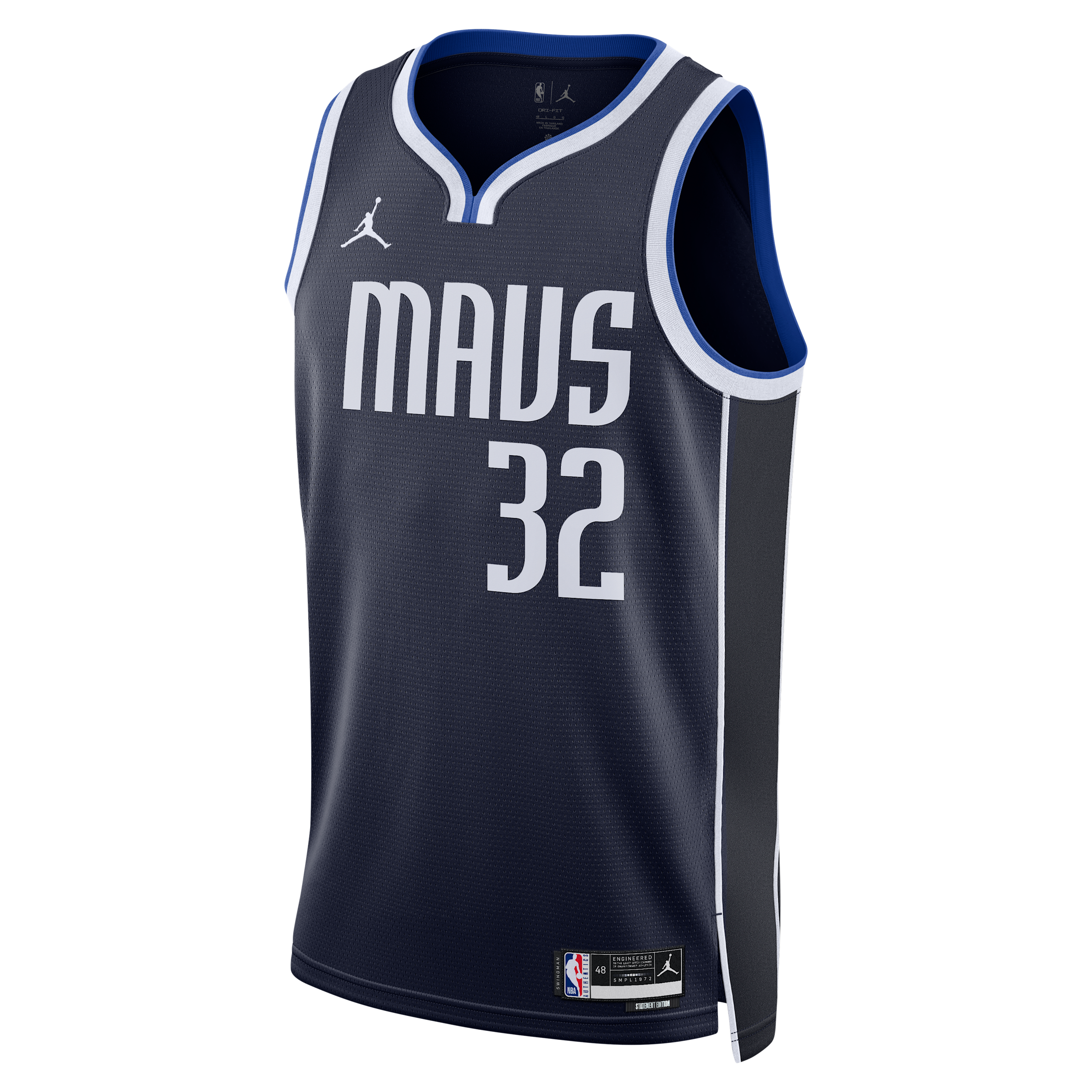 Nike Men's Cooper Flagg Dallas Mavericks Statement Edition Jordan Dri-FIT NBA Swingman Jersey in Blue | DO9523-424