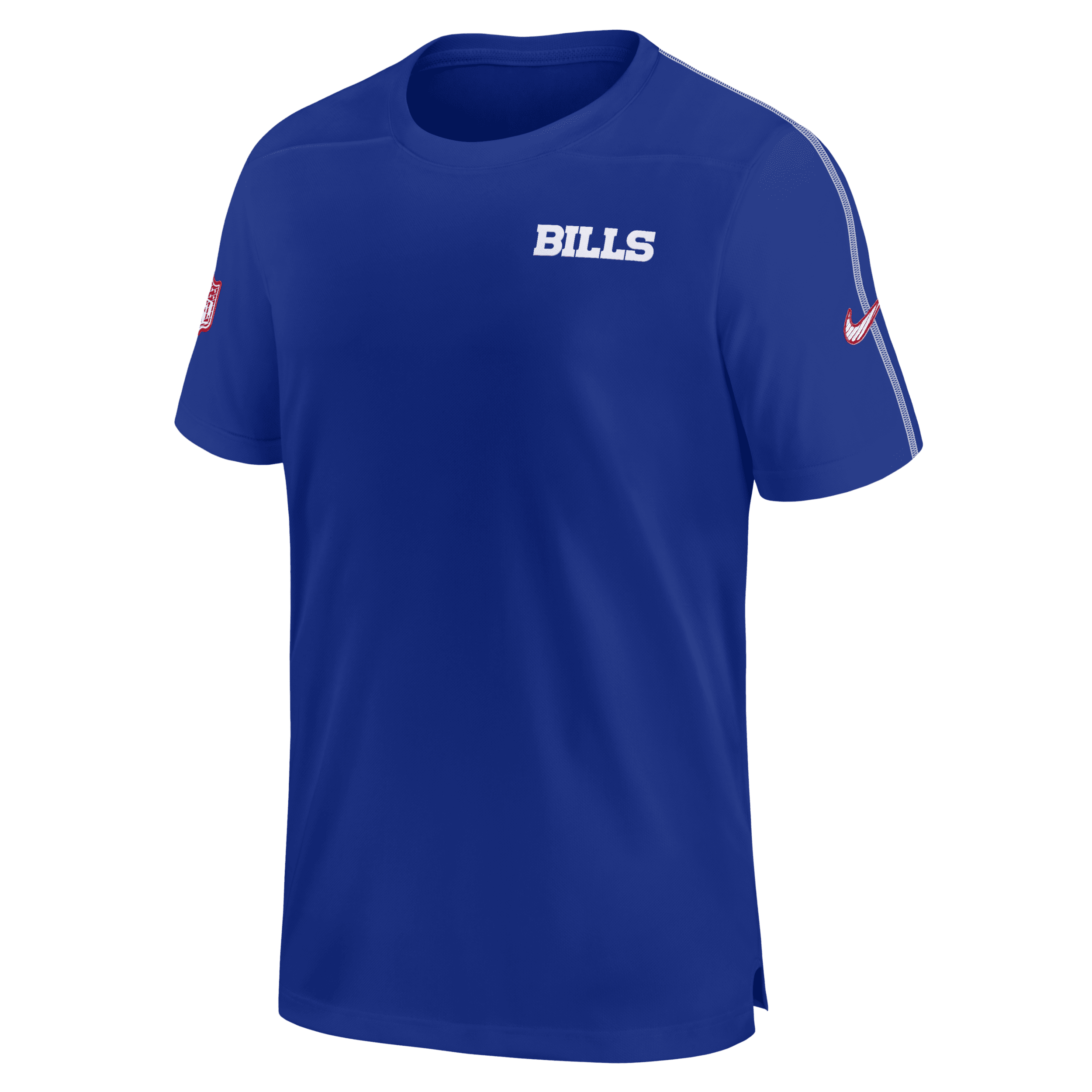 Nike Royal Buffalo Bills 2024 Sideline Coach Uv Performance T-shirt In Blue