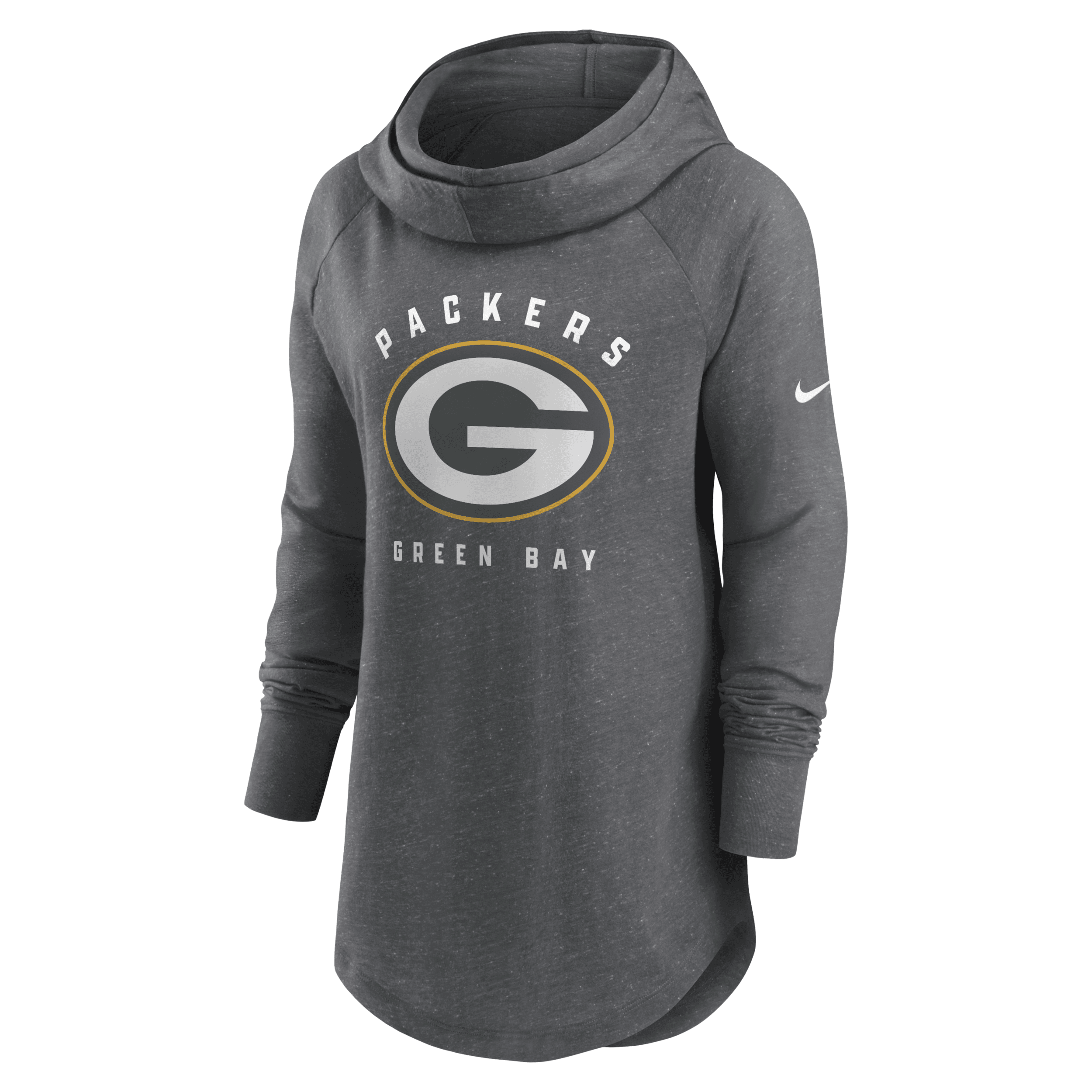 Nike Women's Team (nfl Green Bay Packers) Pullover Hoodie In Gray