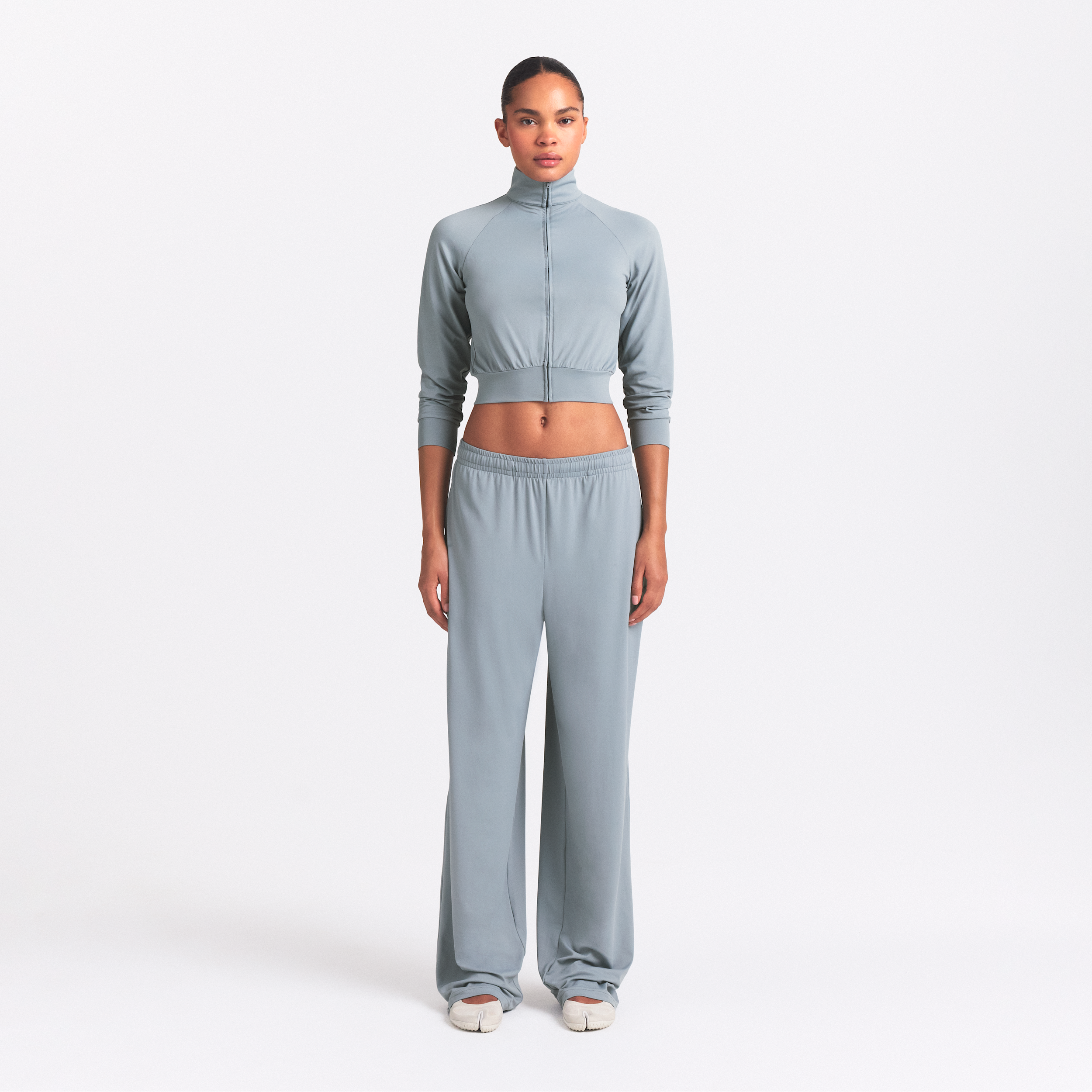 Nike Women's SKIMS Airy Wide-Leg Pants in Blue | PTPNT9505W-PCF
