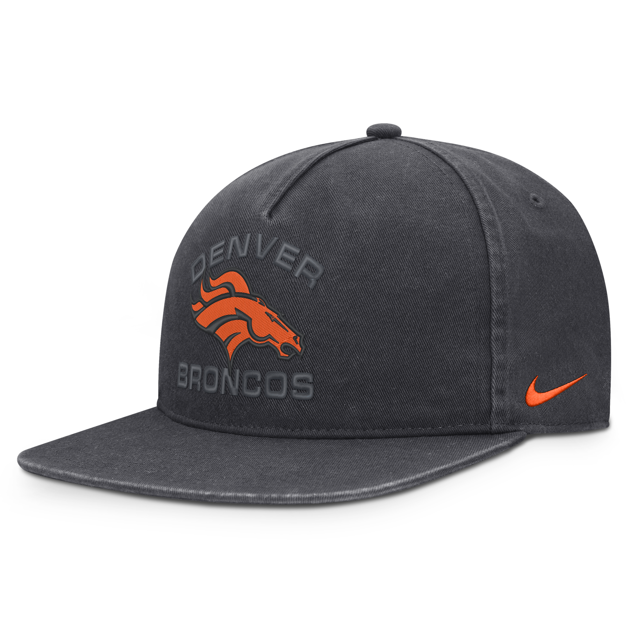 Denver Broncos Primetime Pro Nike Men's NFL Adjustable Hat in Grey | NF5706F8W-6CZ
