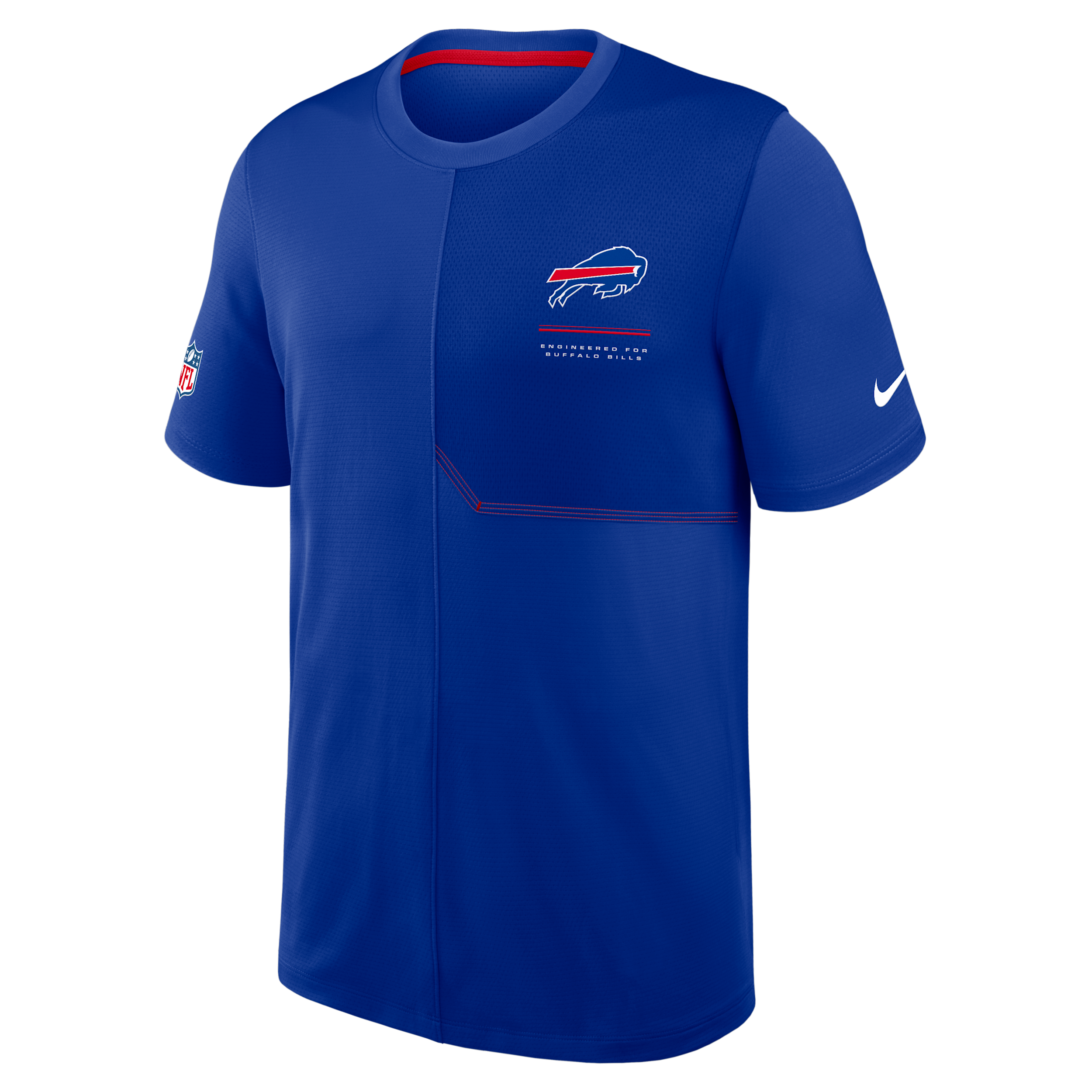 Buffalo Bills Sideline Coach Nike Men's Dri-FIT NFL Top in Blue | 03B2059K81-B8B