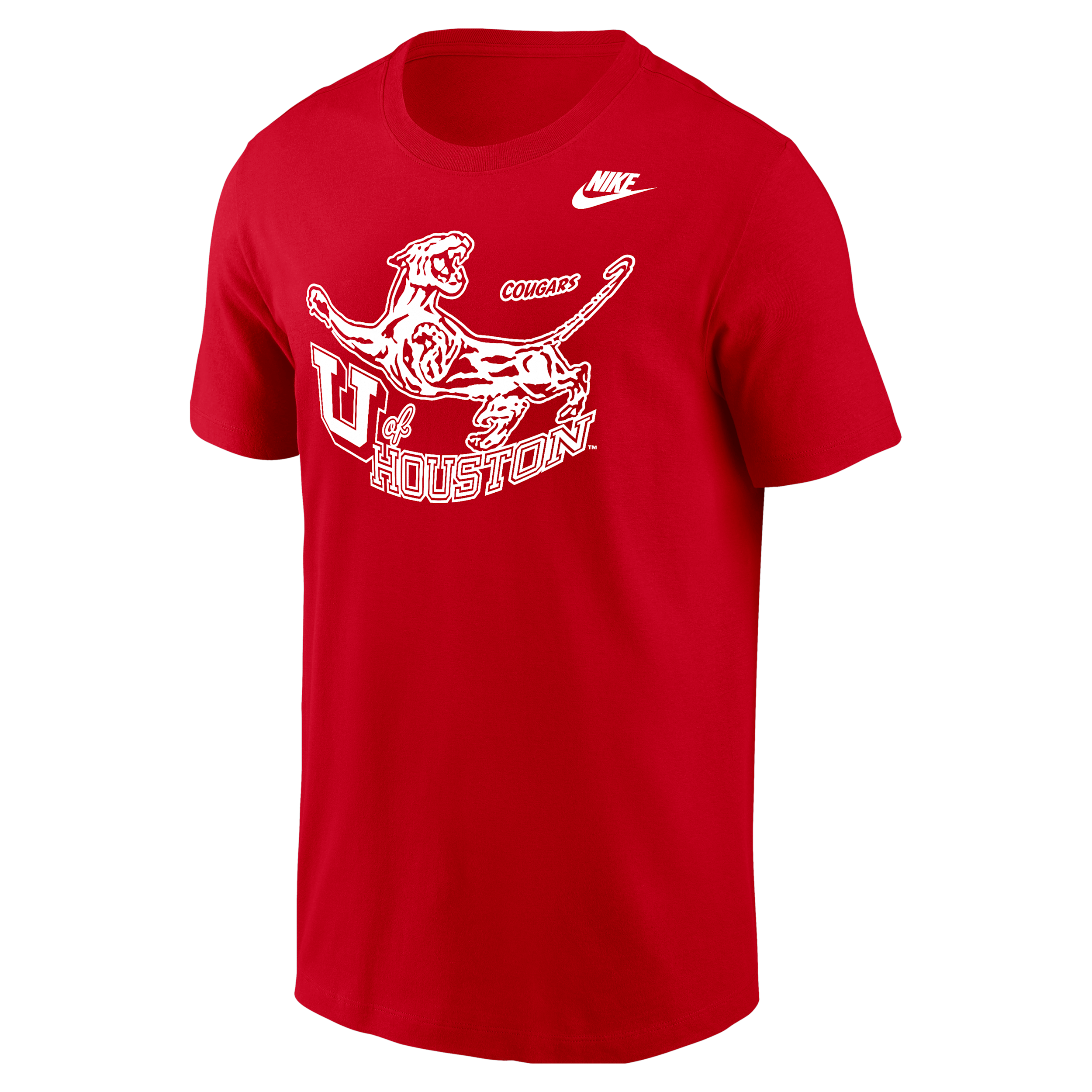 Houston Cougars Nike Men's Football T-Shirt in Red | M11332P393UNHO-RED