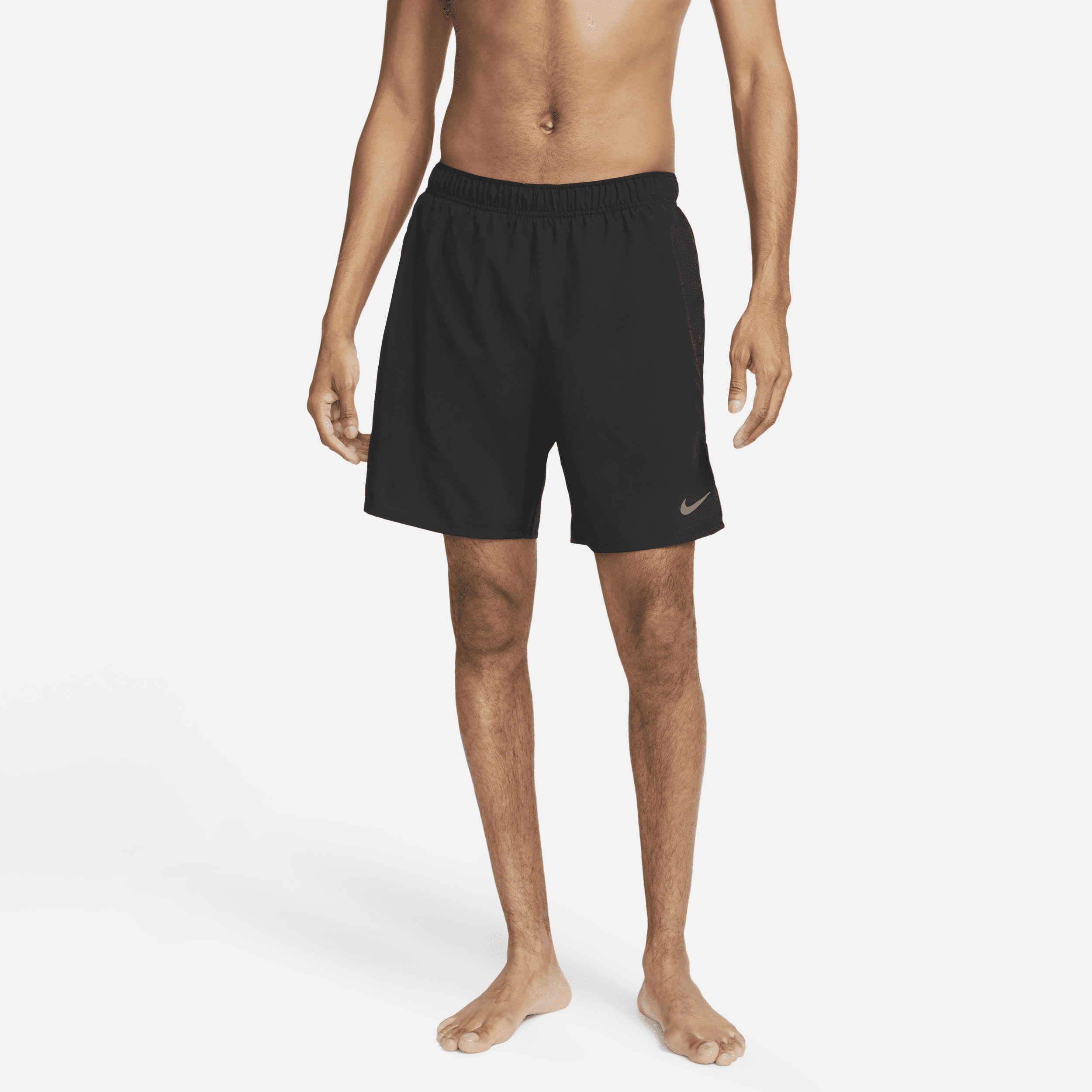 Shop Nike Men's Challenger Dri-fit 7" 2-in-1 Running Shorts In Black