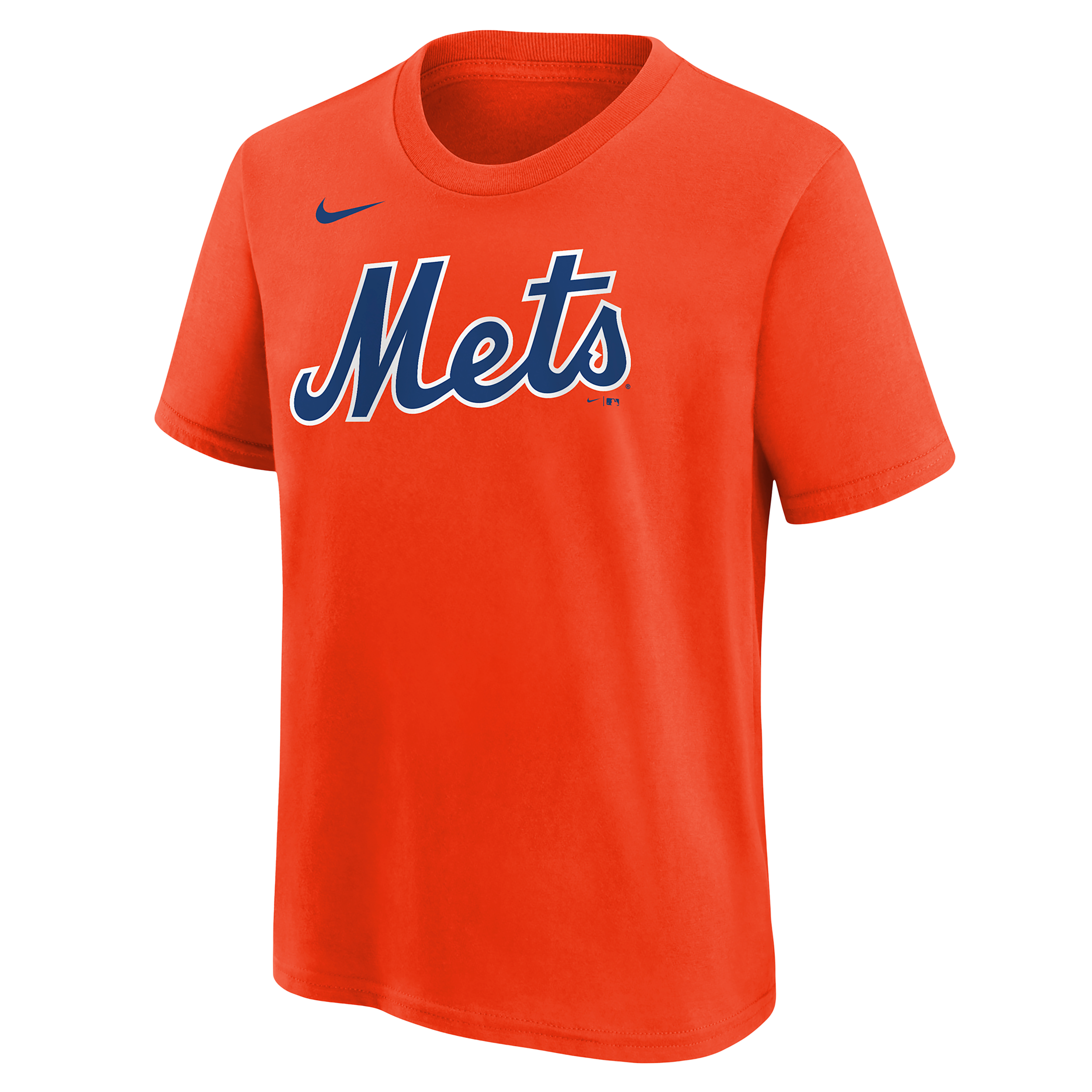Nike Big Boys and Girls Francisco Lindor Orange New York Mets Name and Number T-Shirt - Orange