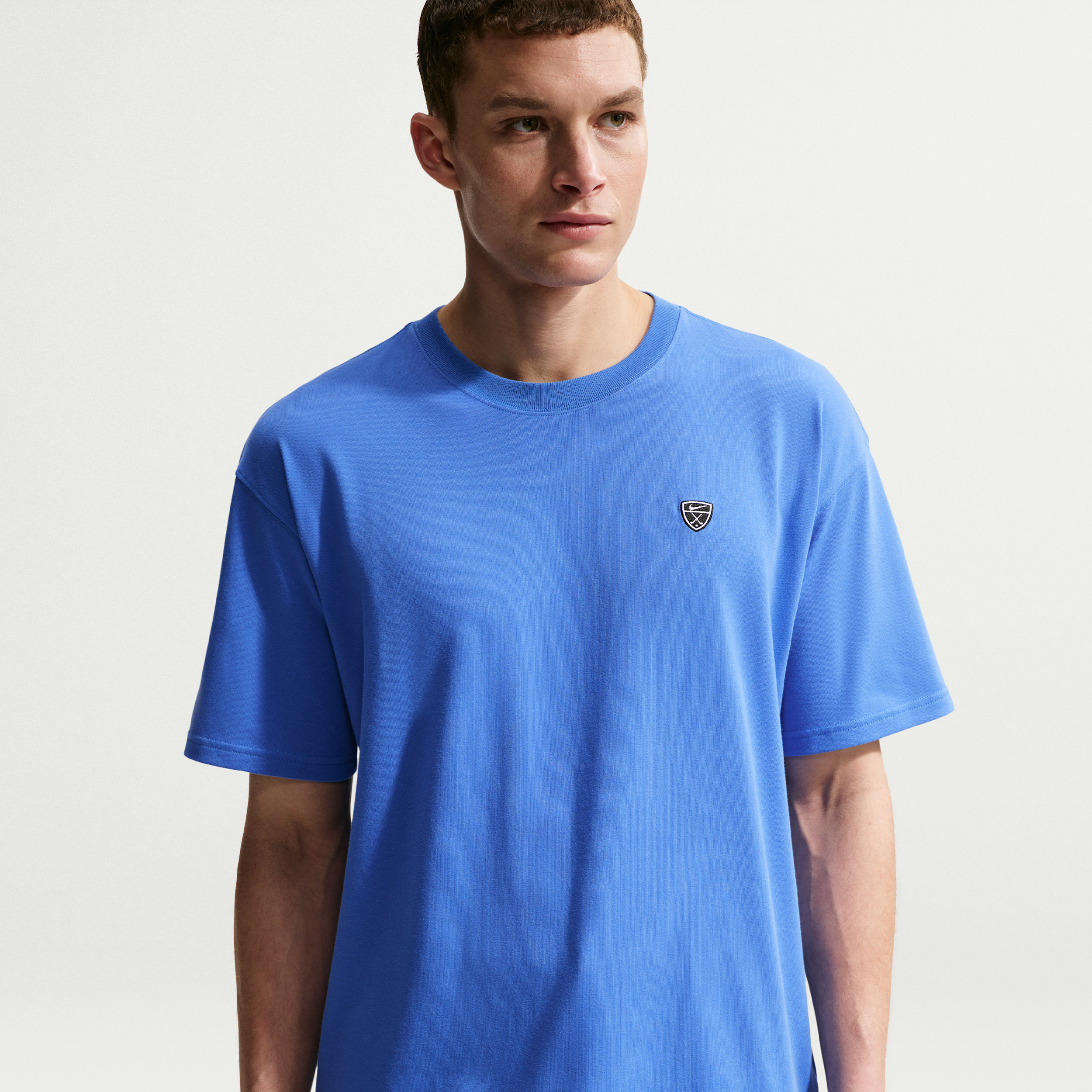 Nike Men's Dri-FIT Loose Golf T-Shirt, Medium, Pacific Blue
