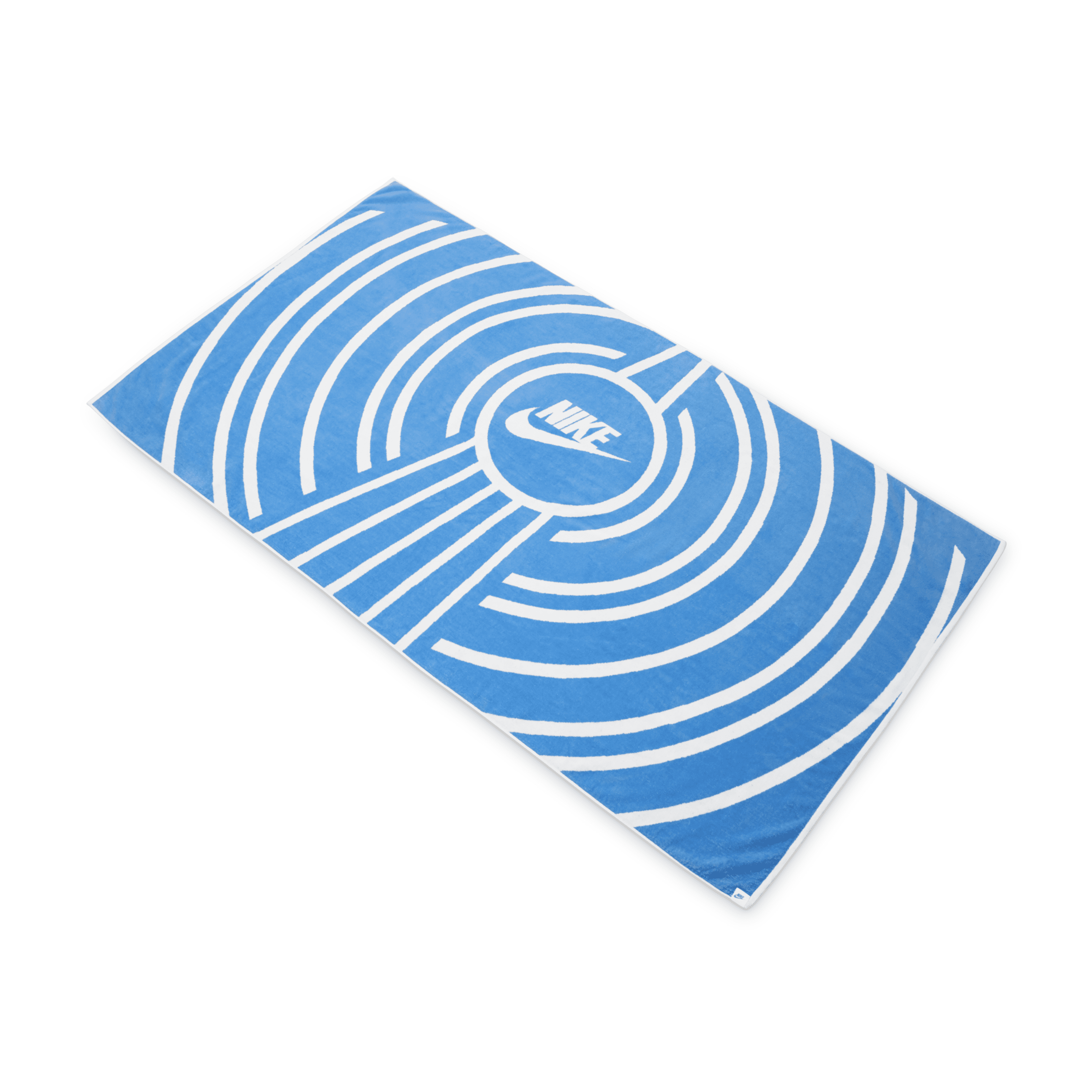 Shop Nike Unisex Oversized Beach Towel In Blue