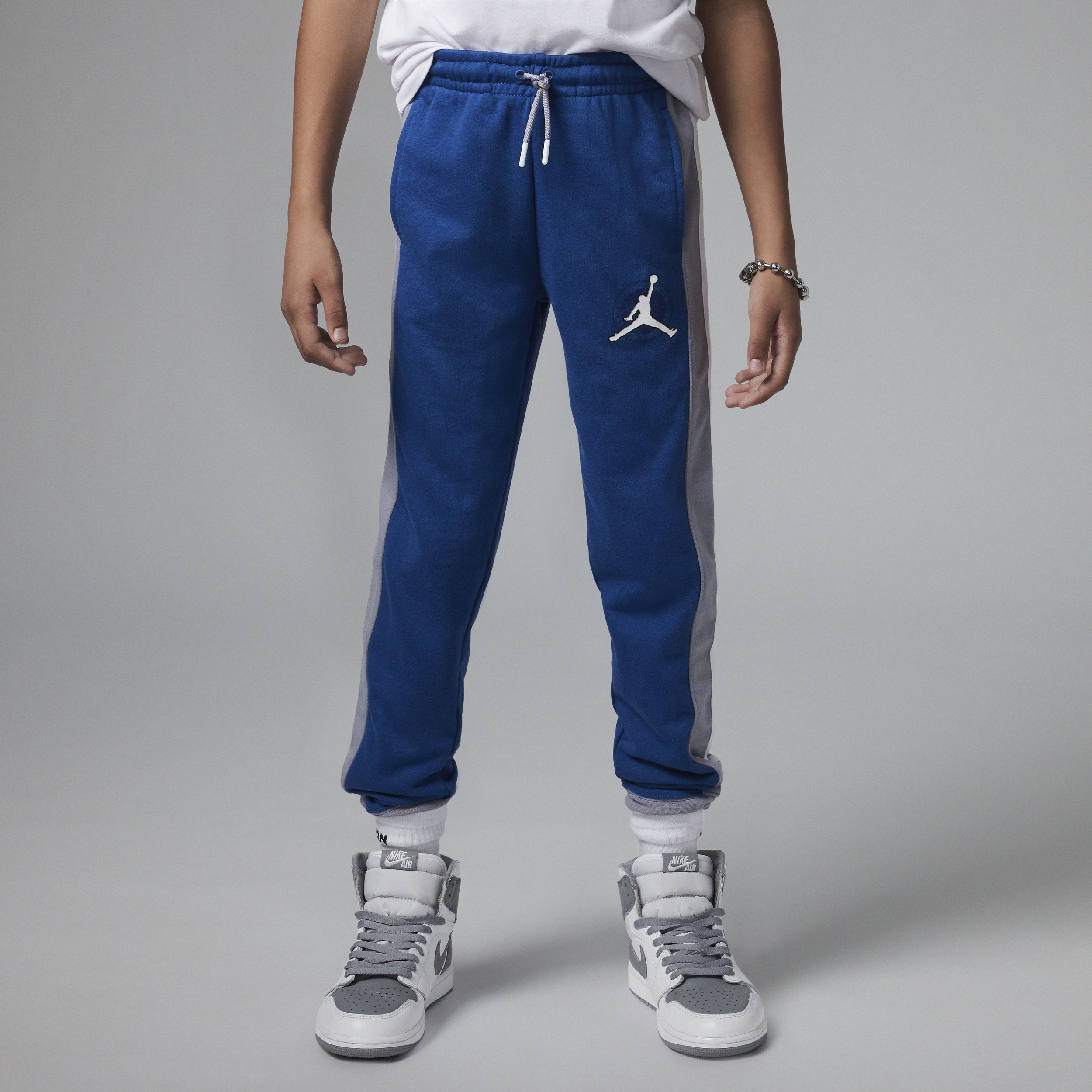 Jordan Gym 23 French Terry Pants Big Kids' Pants In Blue
