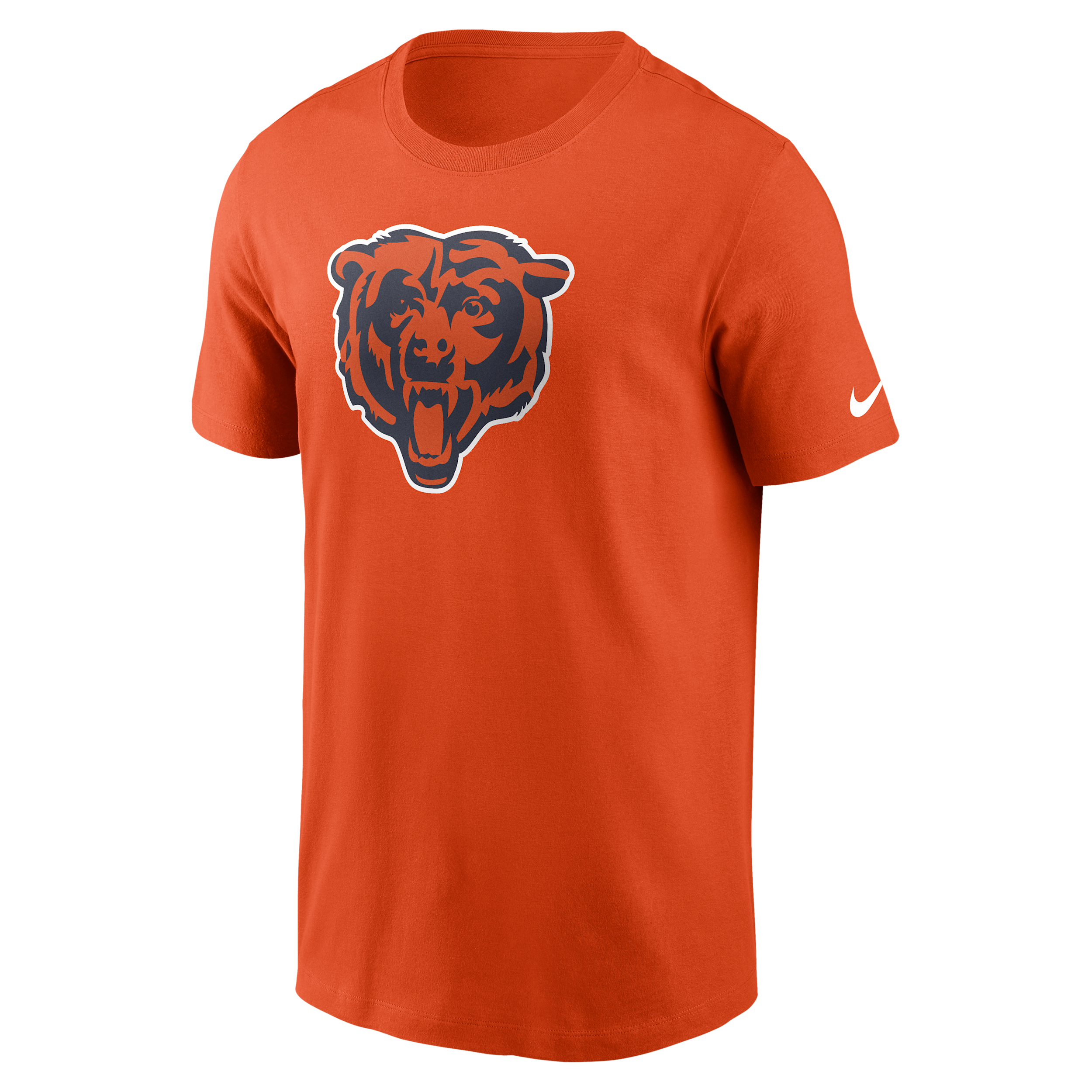 Chicago Bears Logo Essential Nike Men's NFL T-Shirt in Orange | N19989M7Q-UXR