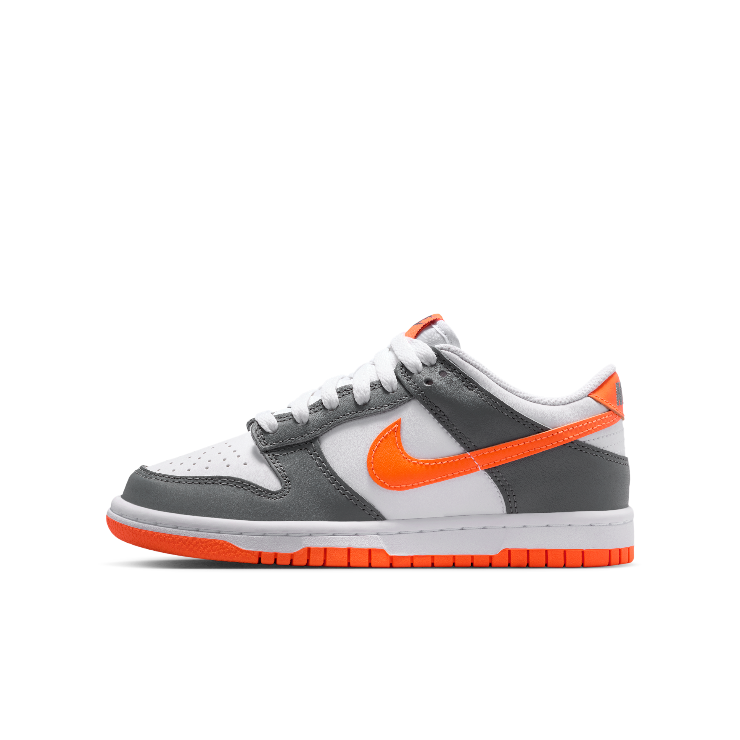Nike Dunk Low Big Kids' Shoes in White | FB9109-132