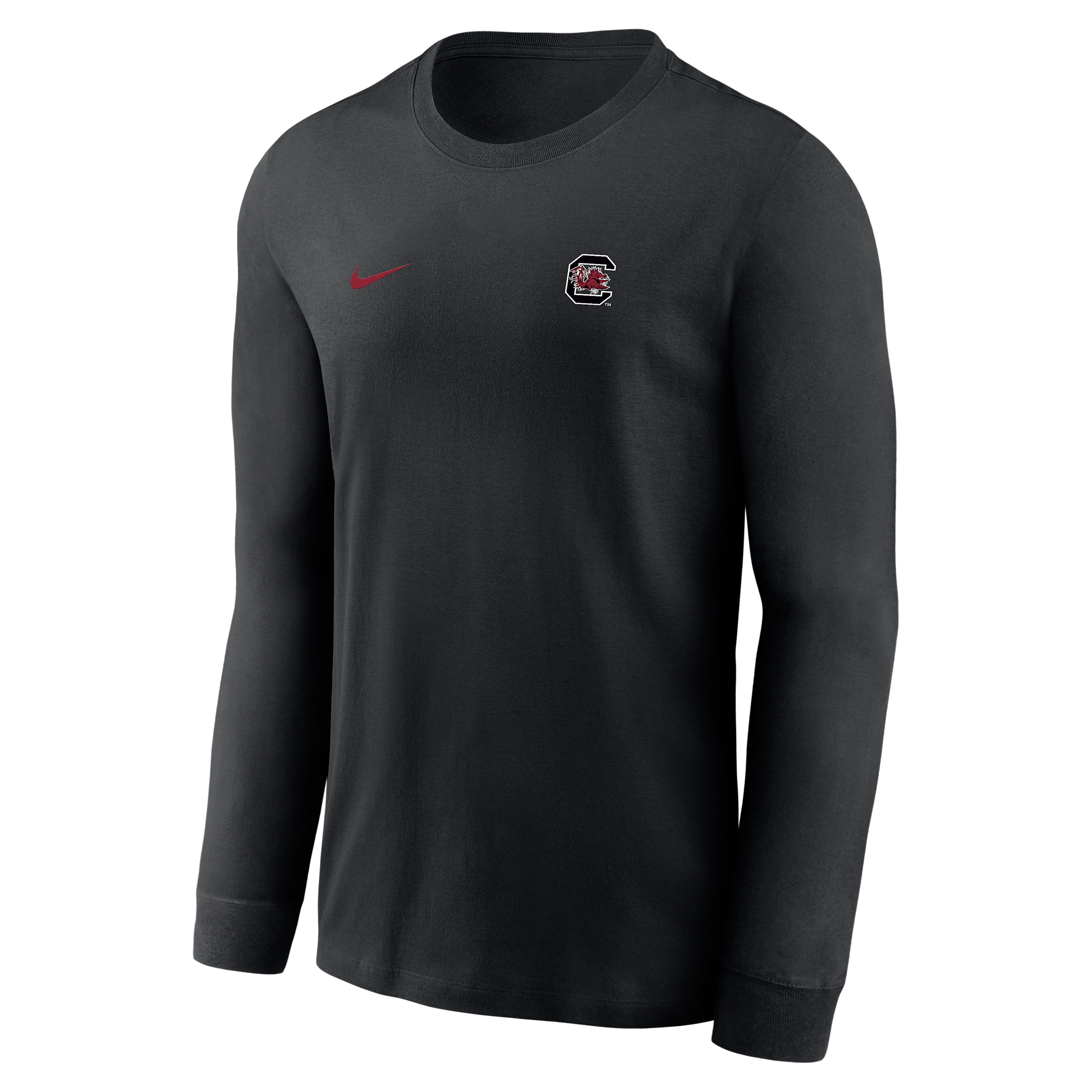 Nike Men's College Legend (South Carolina Gamecocks) Long-Sleeve T-Shirt in Black | M22284P643SCAR-BLK