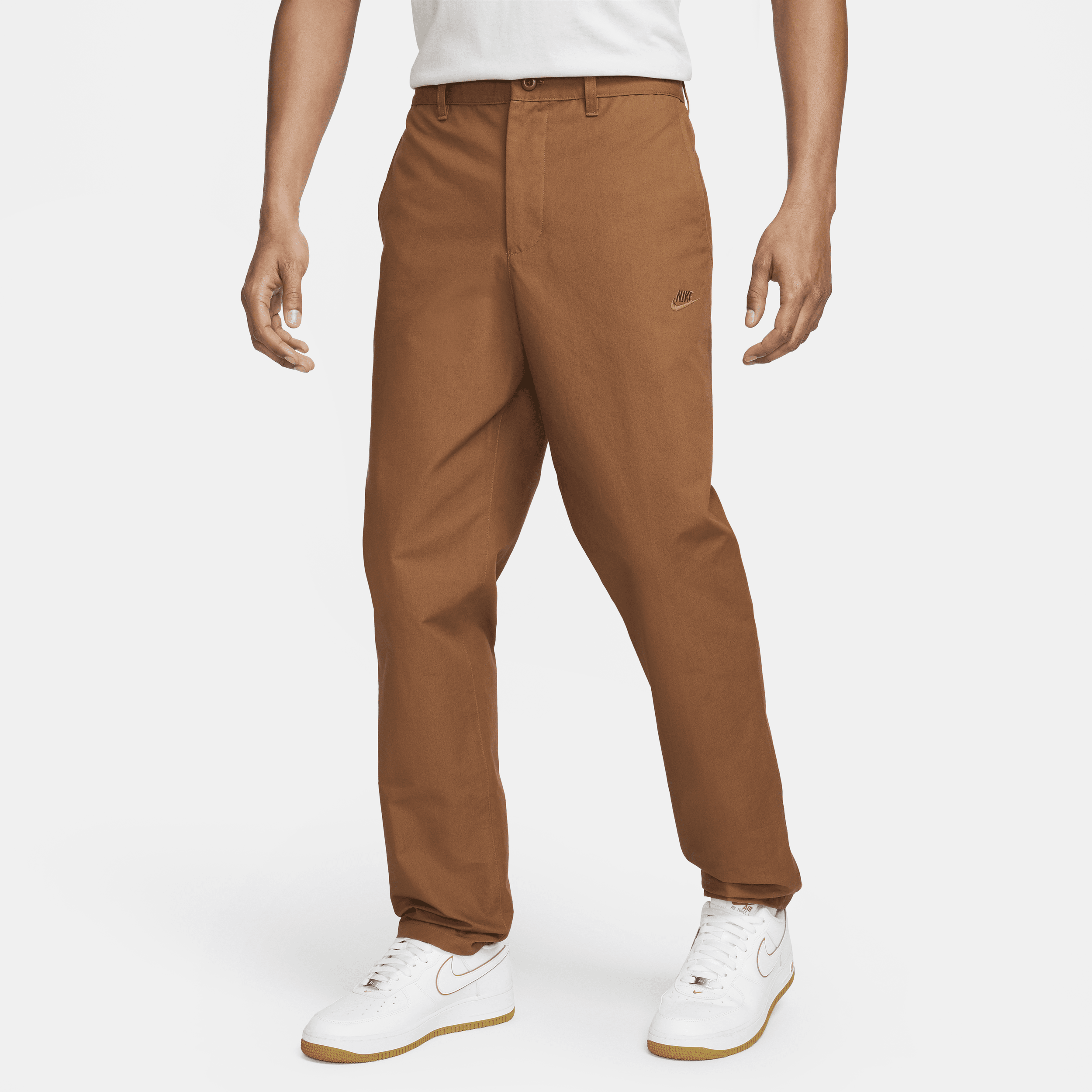 Nike Men's Club Chino Pants In Brown