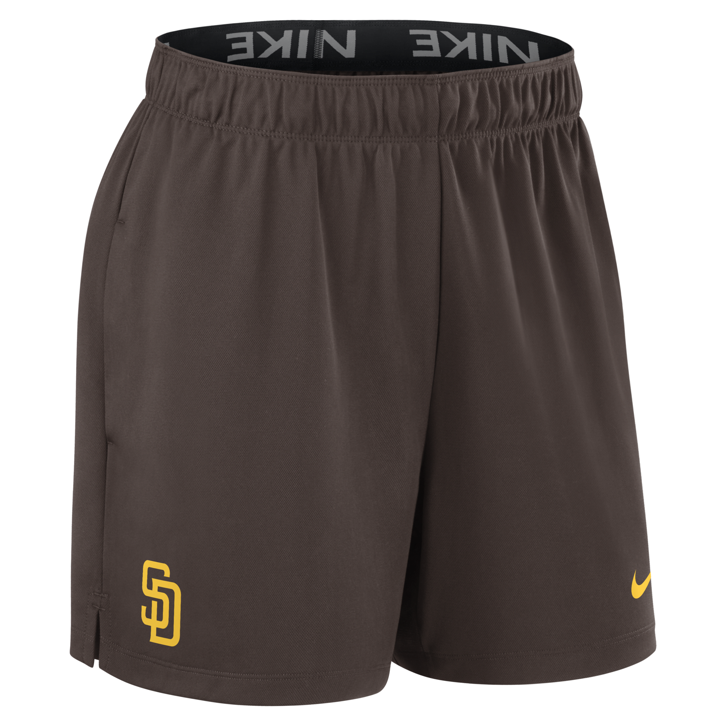 Nike San Diego Padres Authentic Collection Practice Women's Dri-fit Mlb Shorts In Grey