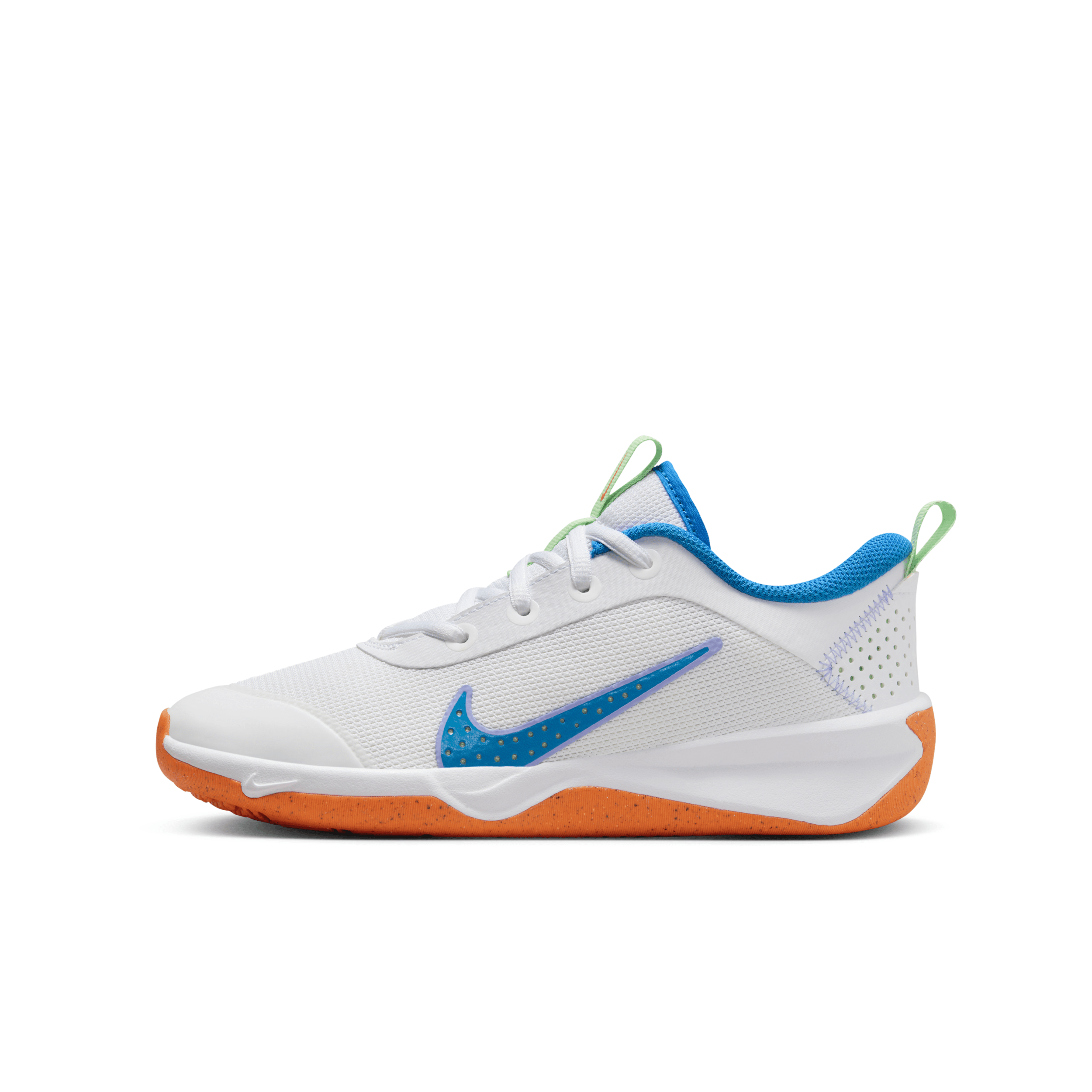 Shop Nike Omni Multi-court Big Kids' Indoor Court Shoes In White