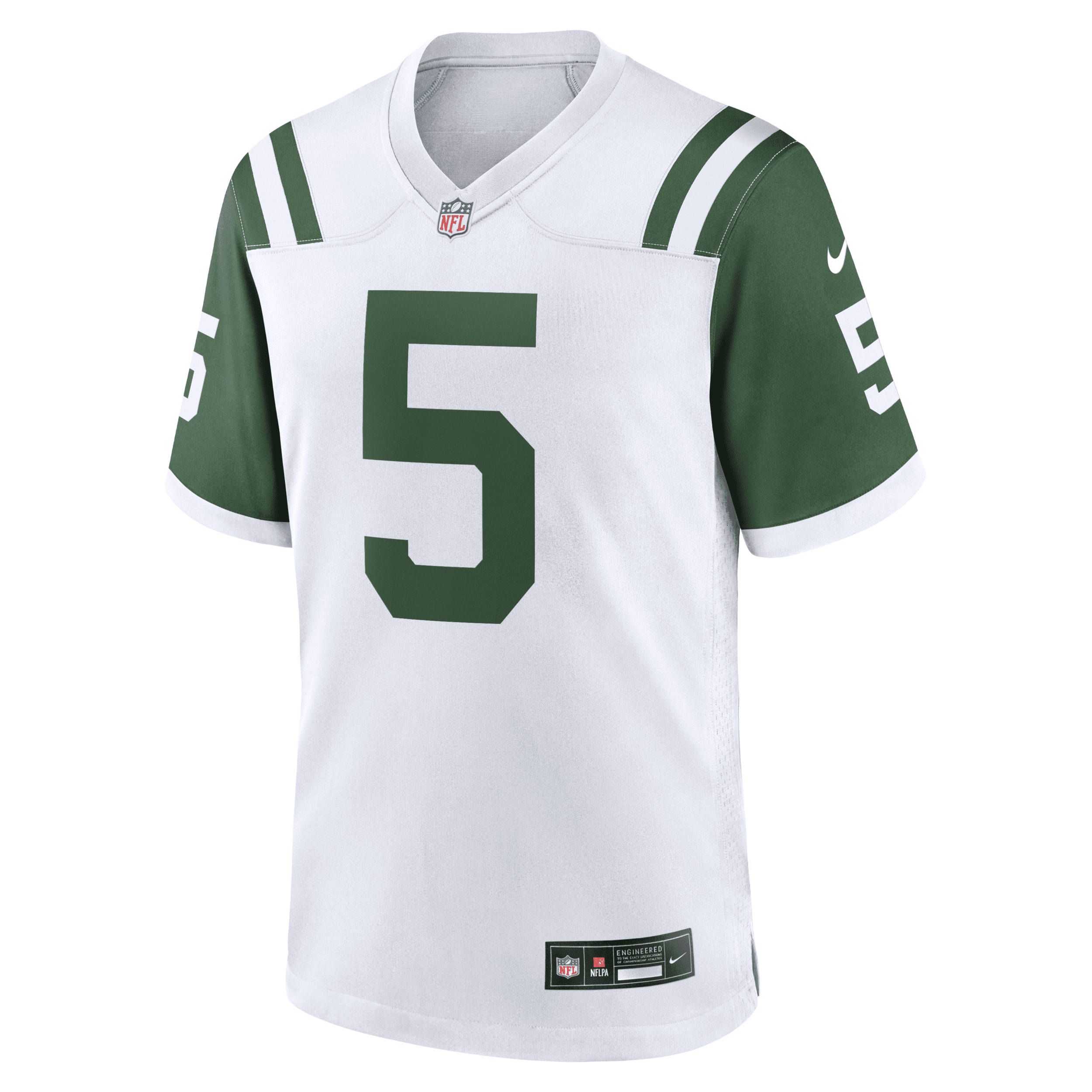 Garrett Wilson New York Jets Nike Men's NFL Game Football Jersey in White | 67NM0AAK72F-GTF