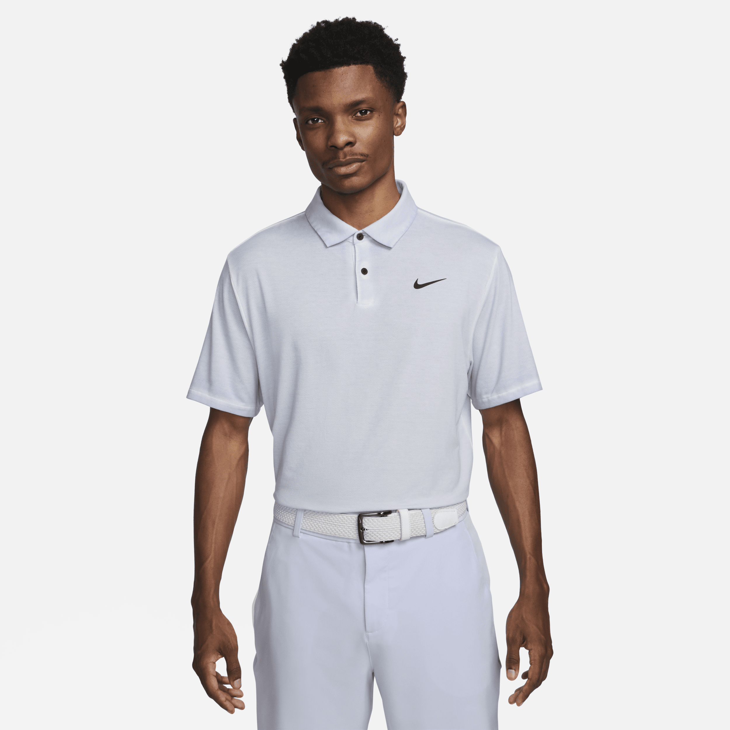 Nike Men's Dri-fit Tour Washed Golf Polo In Purple