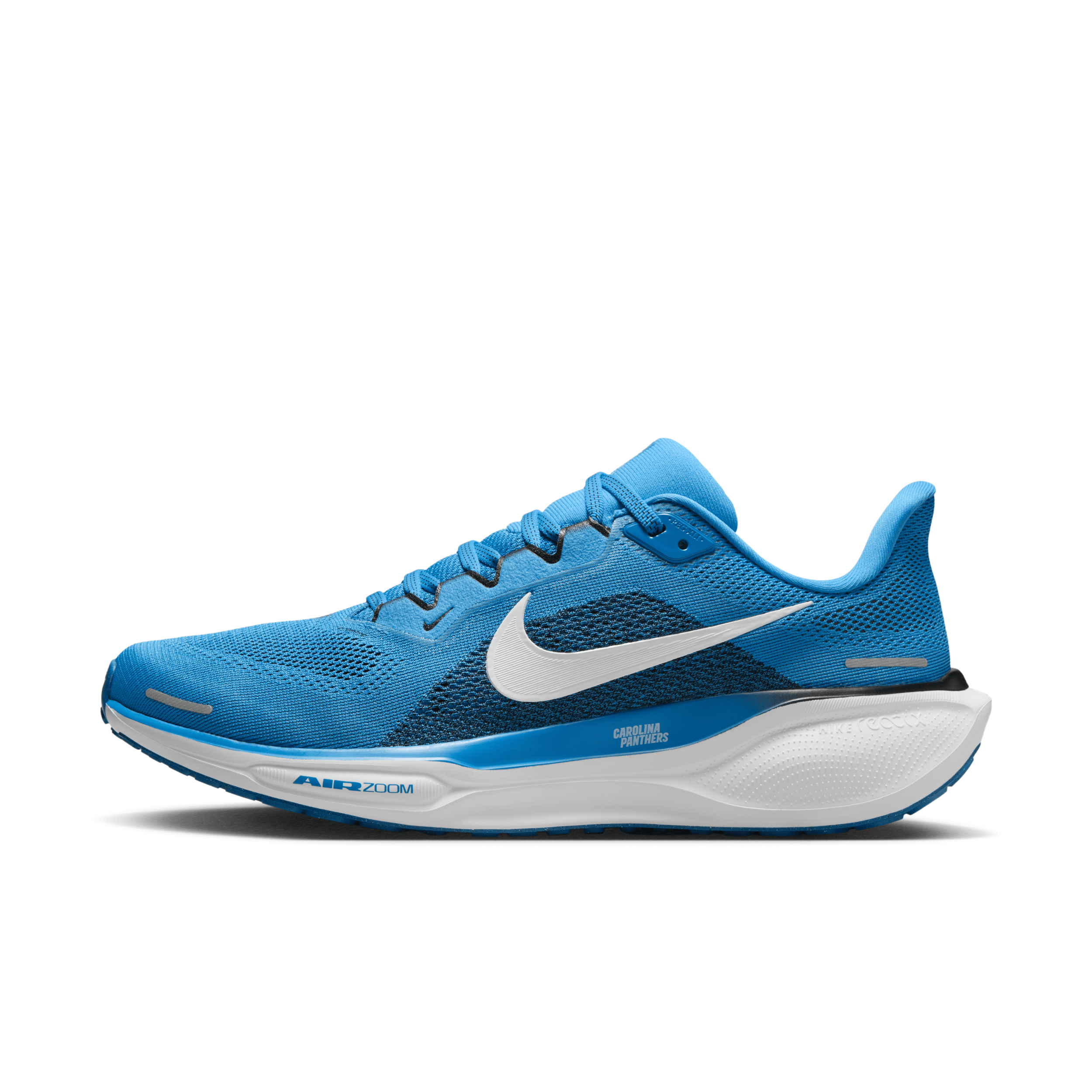 NIKE MEN'S PEGASUS 41 NFL CAROLINA PANTHERS ROAD RUNNING SHOES 1015598988