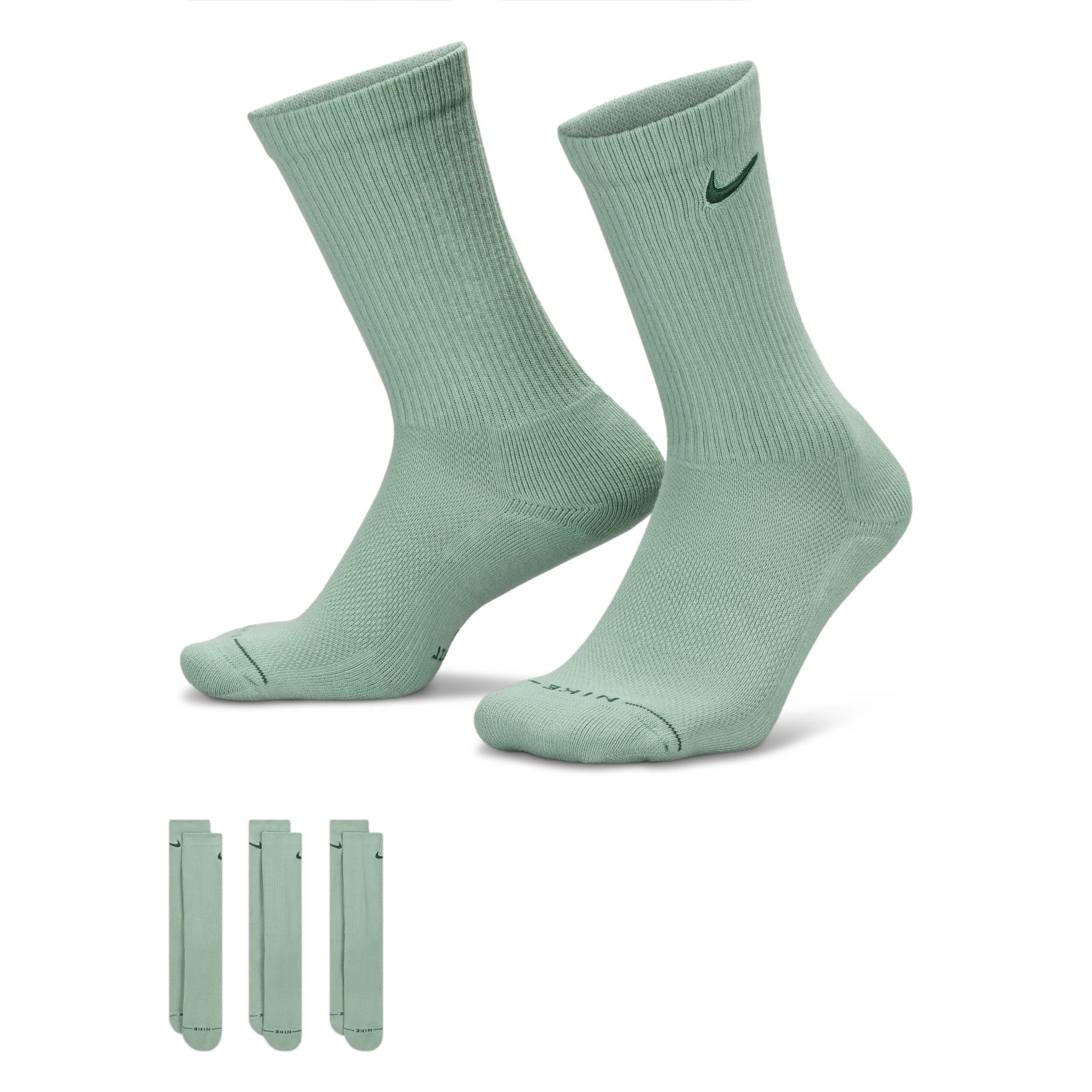 Nike Unisex Everyday Elevated Crew Socks (3 Pairs) in Multicolor | IH8604-903