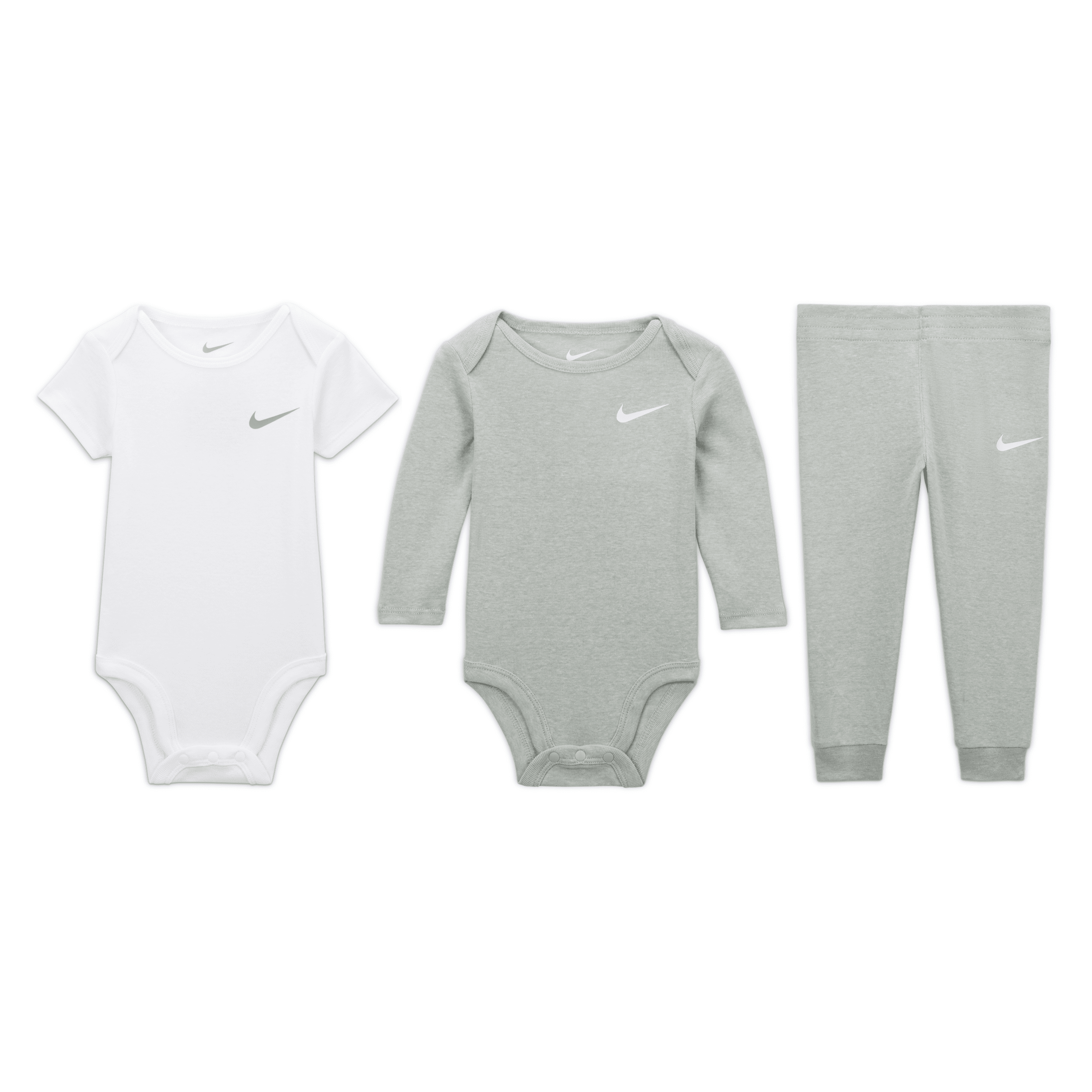 Nike Essentials 3-piece Pants Set Baby 3-piece Set In Grey