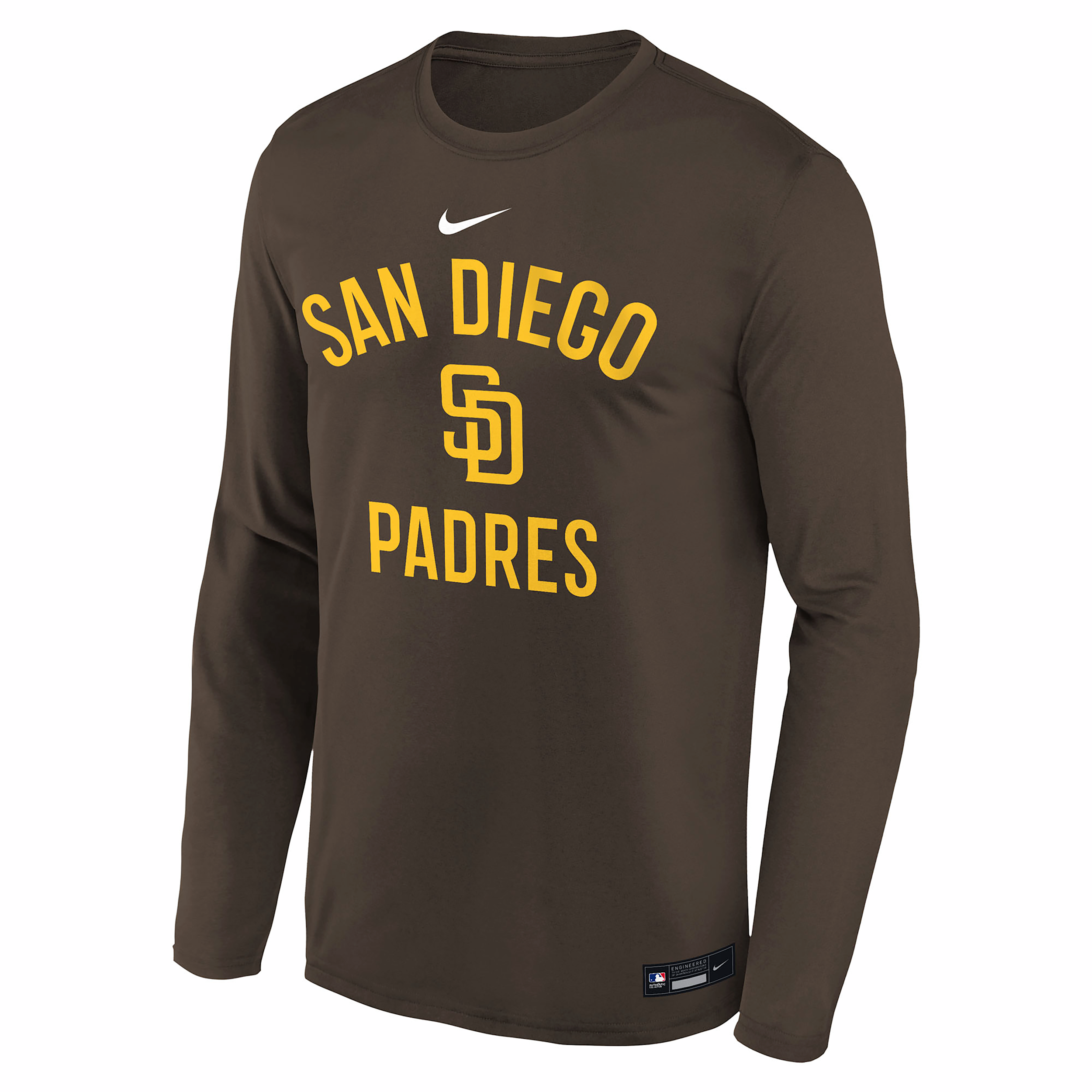 Nike San Diego Padres Authentic Collection Team Issue Legend Big Kids'  Dri-fit Mlb T-shirt In Brown