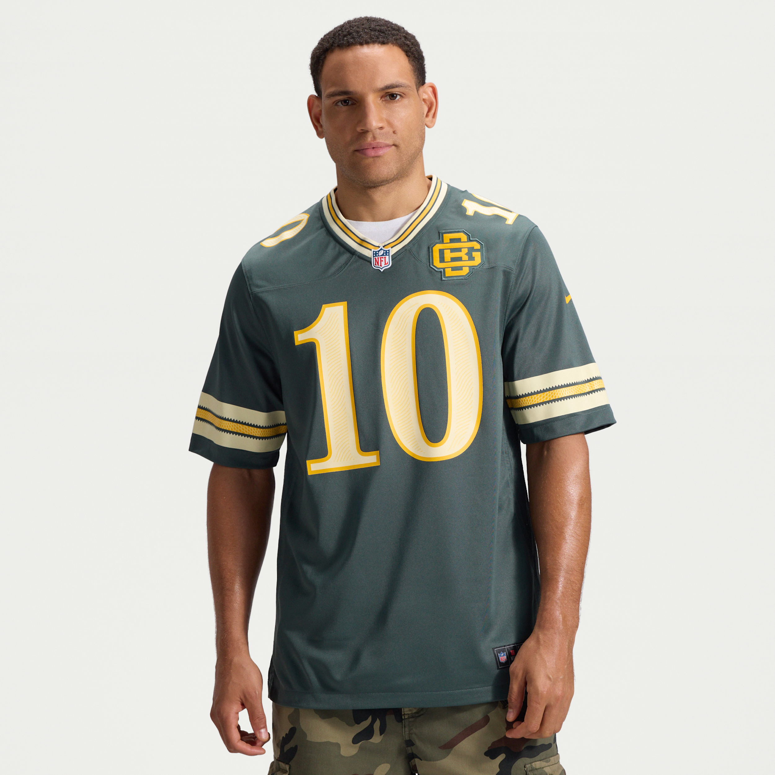 Jordan Love Green Bay Packers Rivalries Collection Nike Men's NFL Game Jersey in Green | 67NM0JFI7TF-L8Z