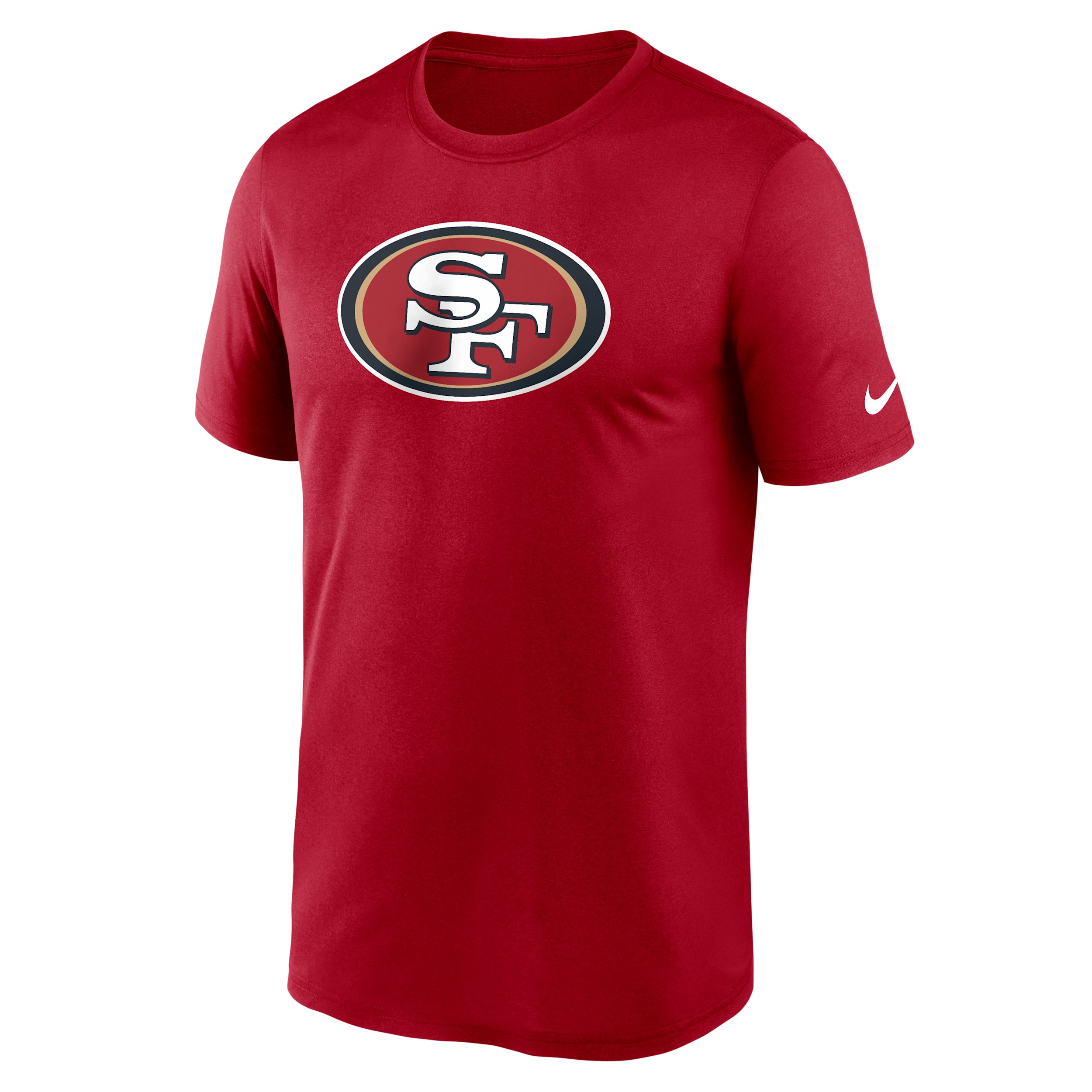 Nike Scarlet San Francisco 49ers Primetime Legend Logo Performance T-shirt