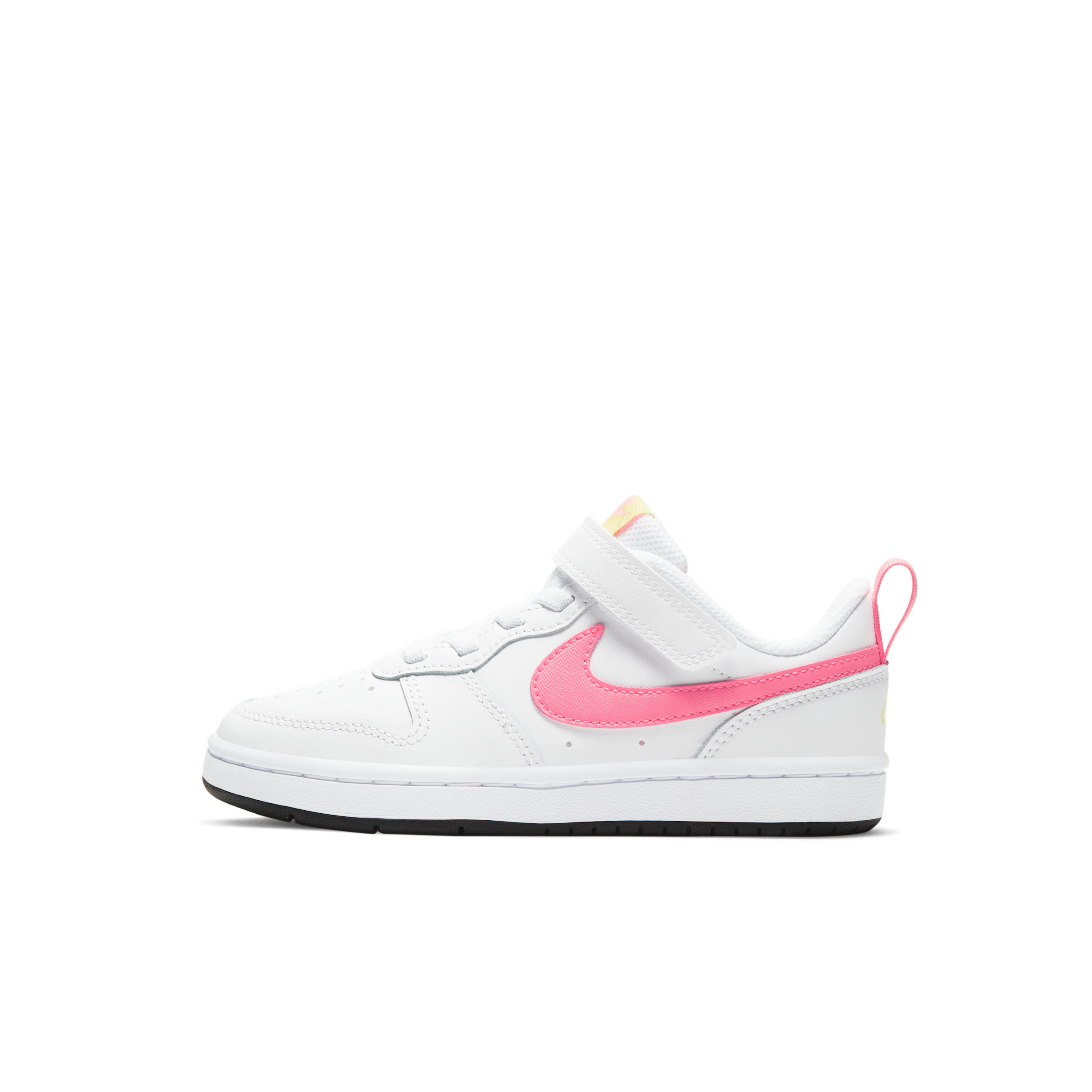 Nike Court Borough Low 2 Little Kids' Shoes in White | BQ5451-108