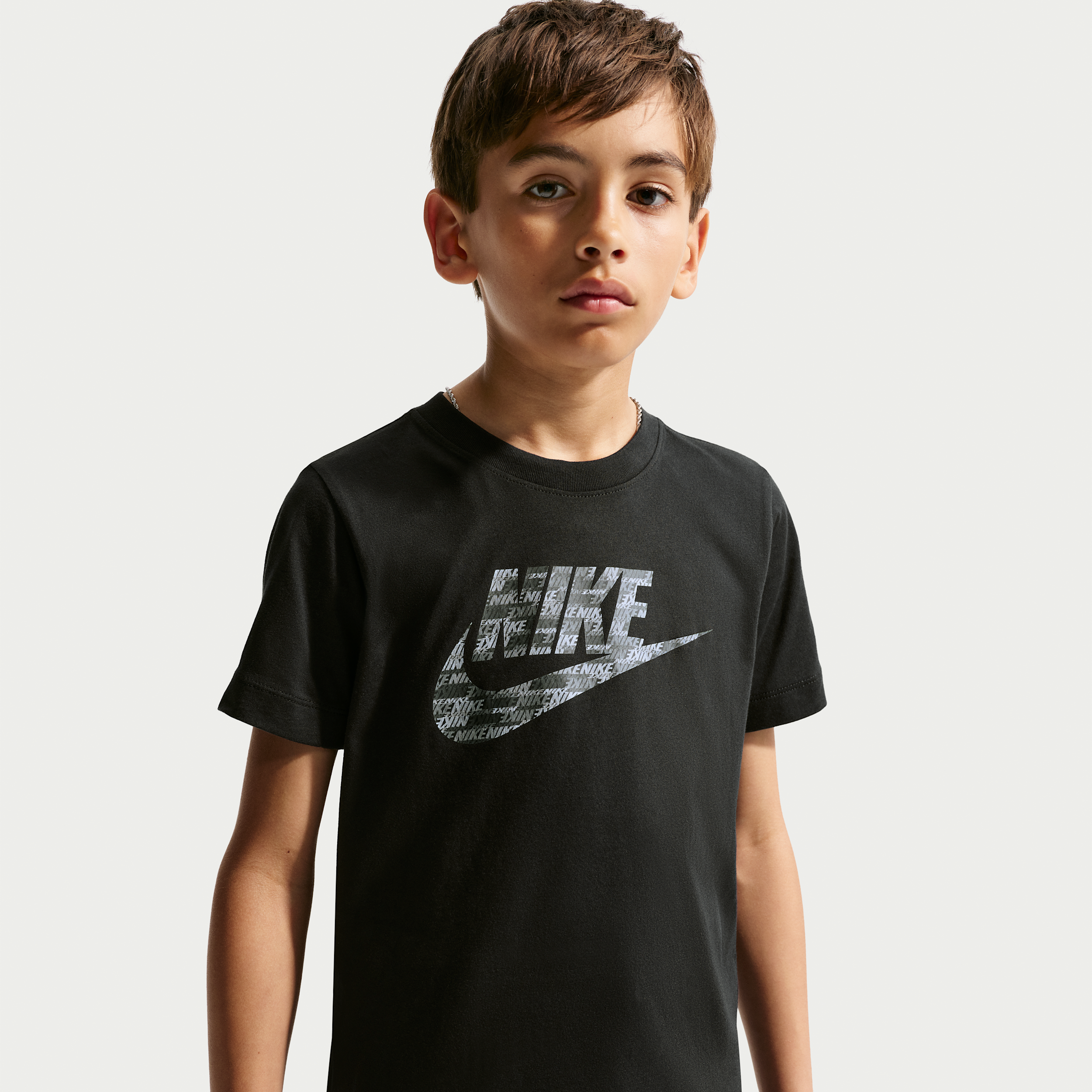 Nike Sportswear Big Kids' T-Shirt in Black | IO1968-010