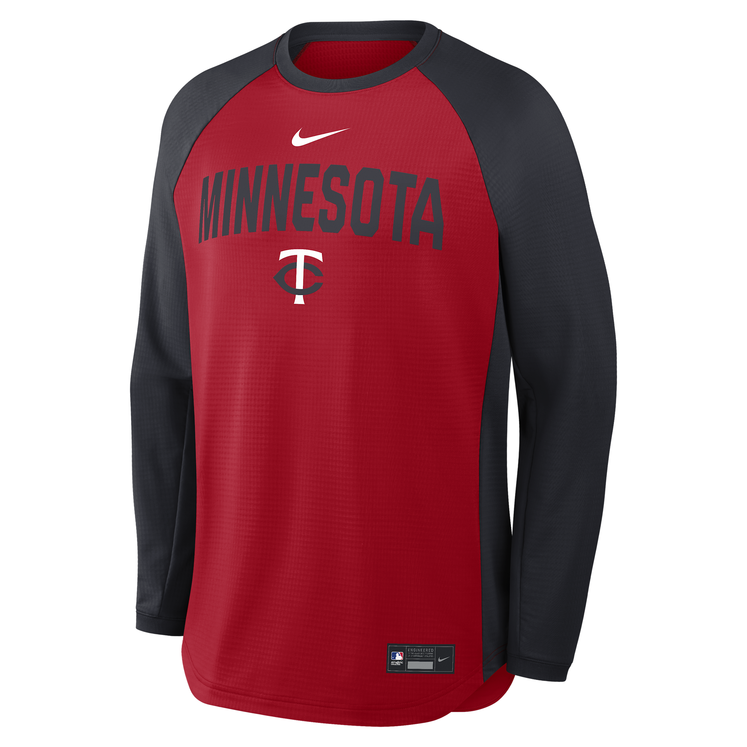 Minnesota Twins Authentic Collection Nike Men's Dri-FIT Pullover Crew in Red | 04H2162NTIS-7PG