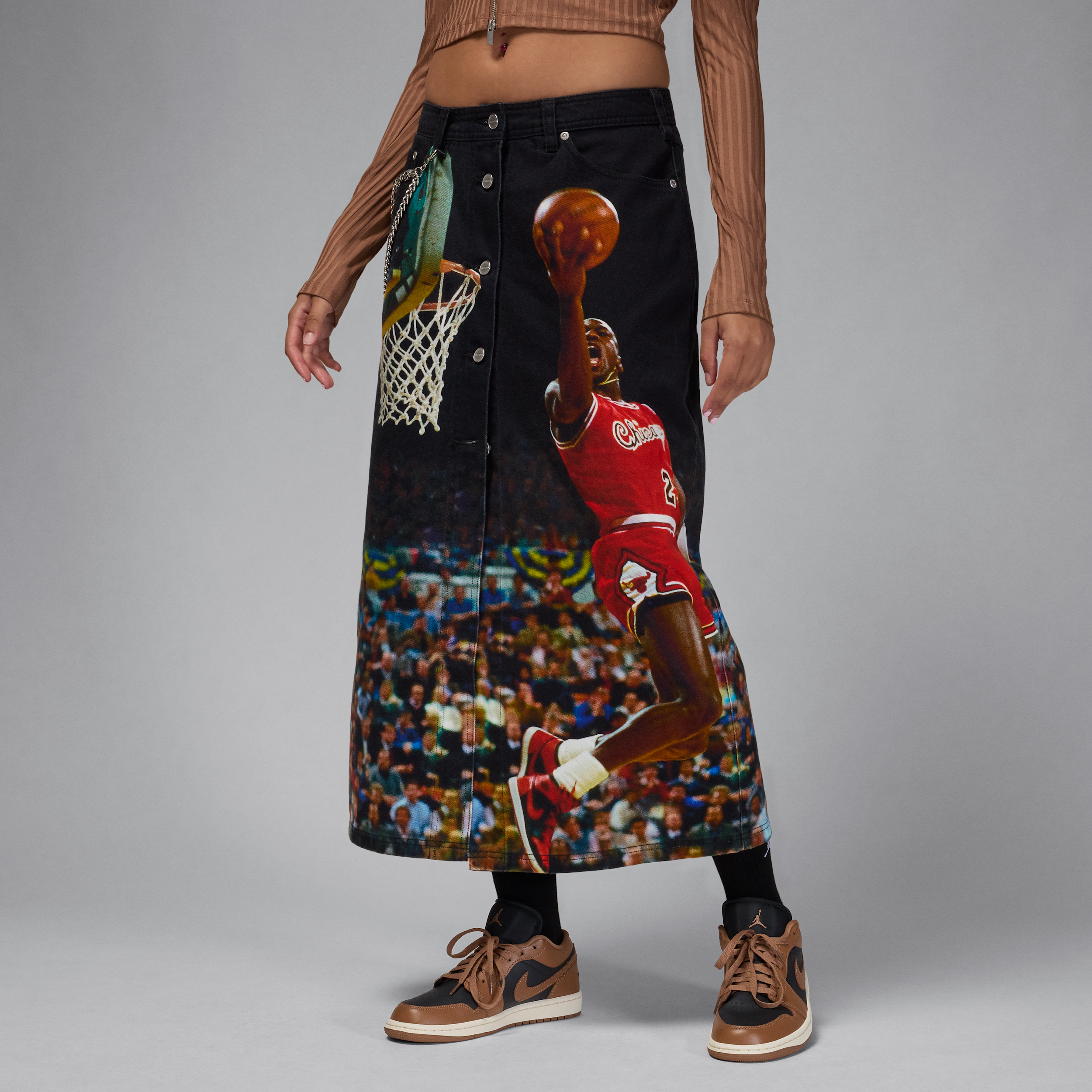 JORDAN WOMEN'S AIR PRINTED SKIRT 1015627439