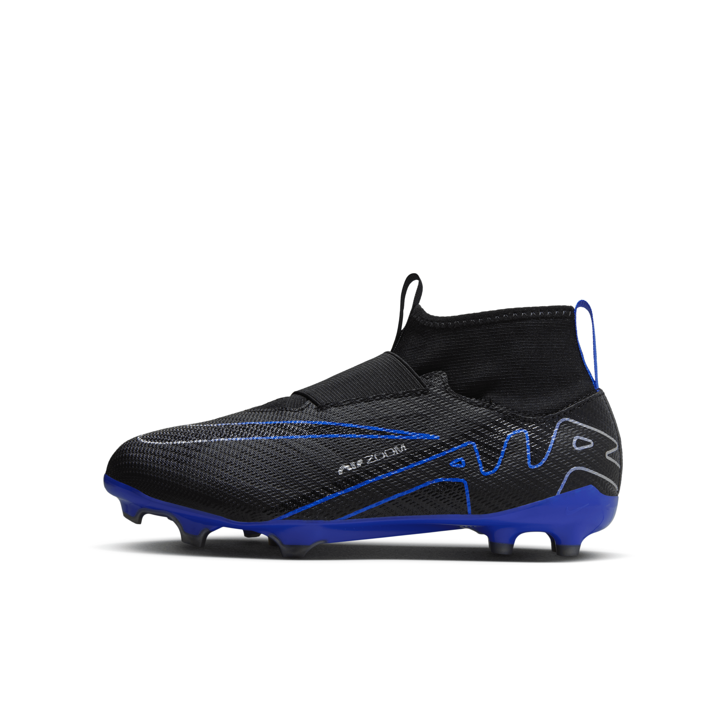 Nike Jr. Mercurial Superfly 9 Pro Little/big Kids' Firm-ground High-top Soccer Cleats In Black