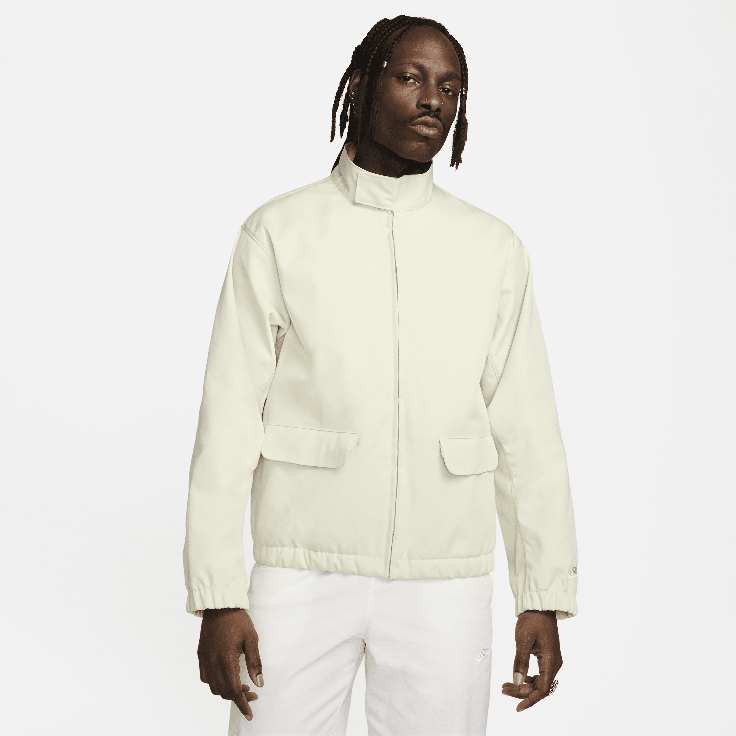 Shop Nike Men's  Sportswear Tech Pack Storm-fit Cotton Jacket In Green