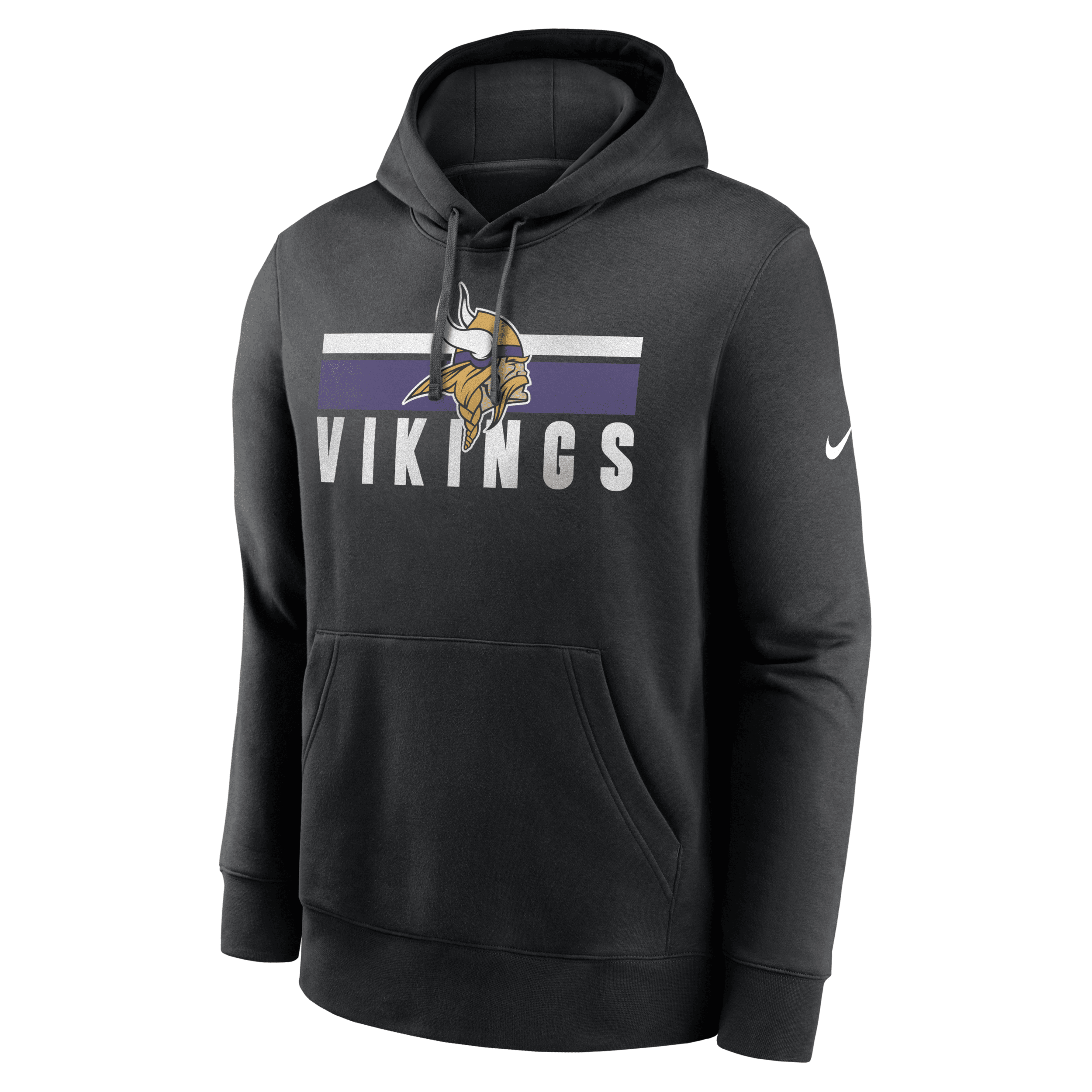 Minnesota Vikings Color Block Men's Nike NFL Pullover Hoodie.