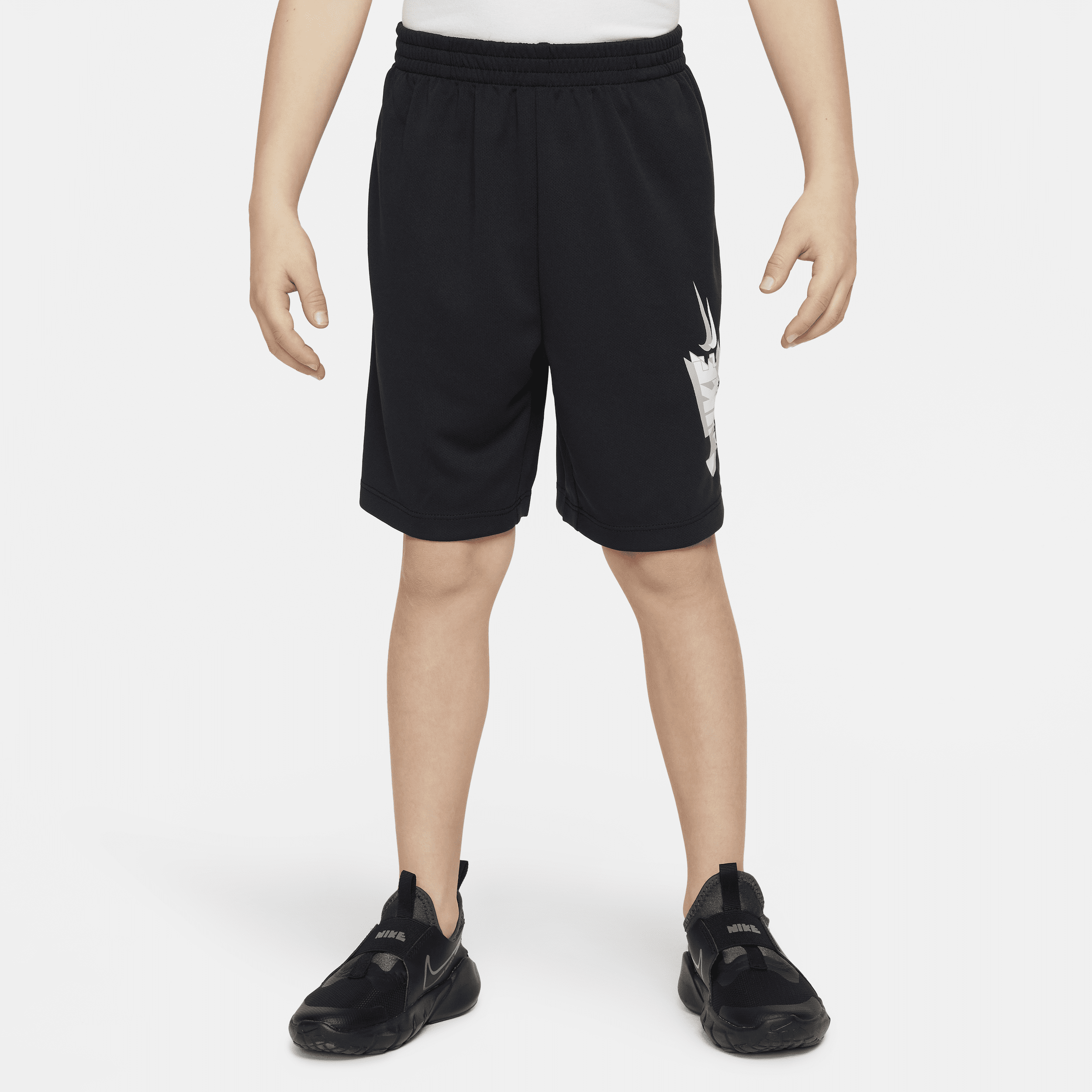 Shop Nike Dri-fit Little Kids' Shorts In Black