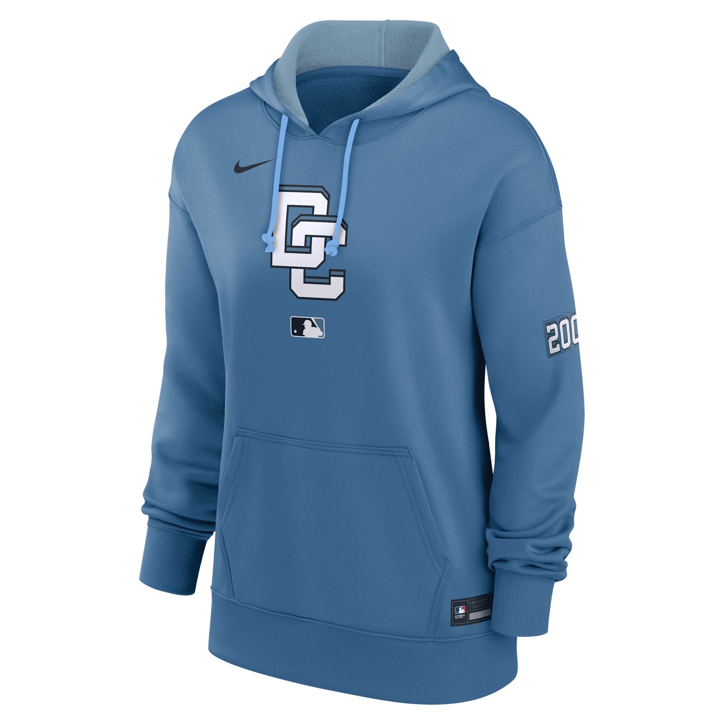 Nike Blue Washington Nationals 2025 City Connect Authentic Collection Performance Pullover Hoodie In Blue