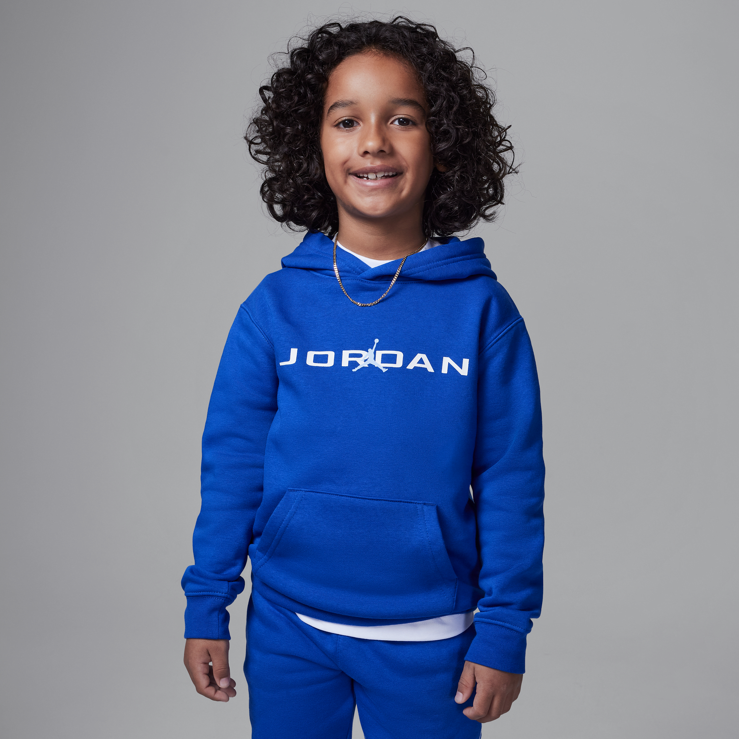 JORDAN LITTLE KIDS' BASELINE PULLOVER HOODIE