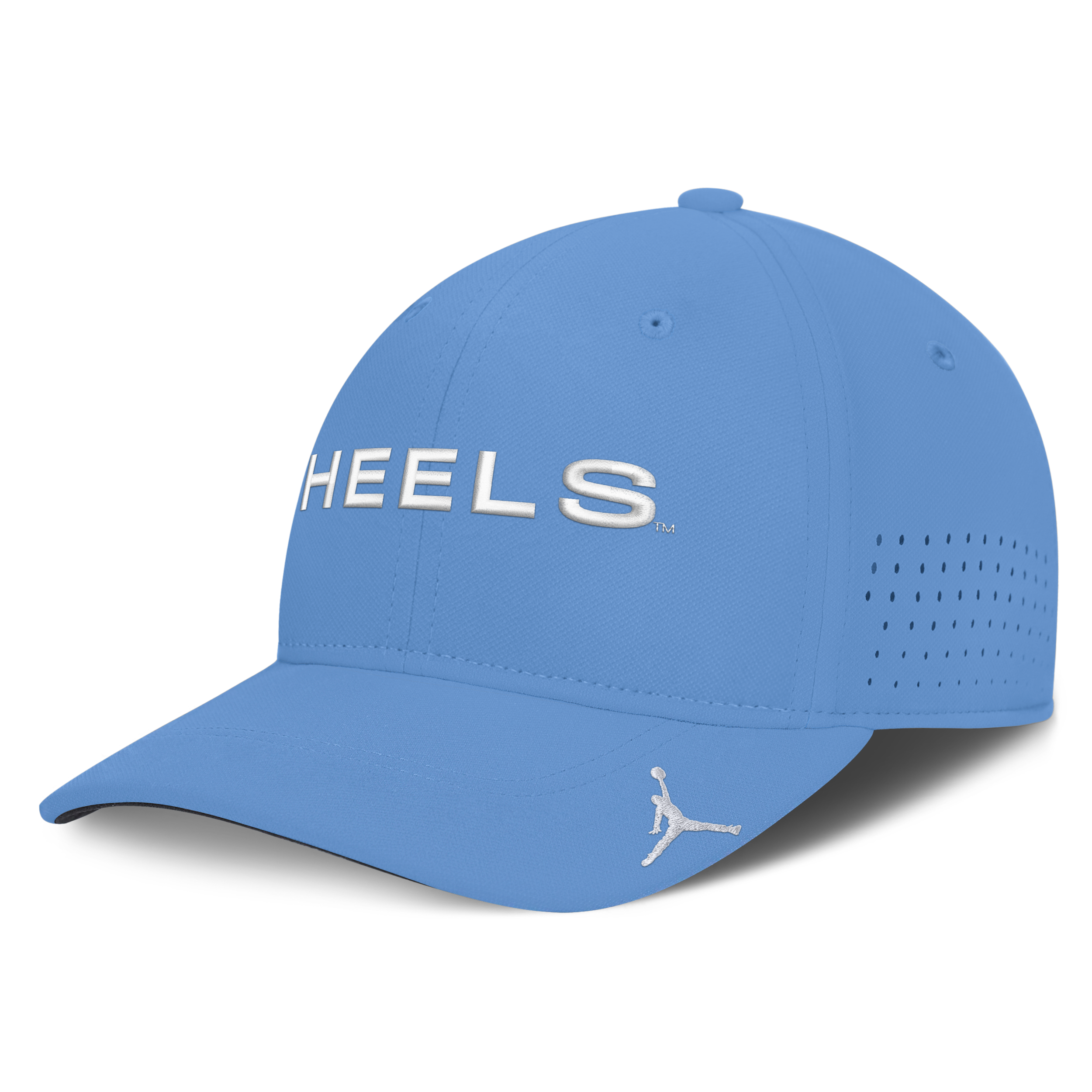 Jordan Men's Carolina Blue North Carolina Tar Heels Gameday Aerobill Swooshflex Dri-fit Hat - Carolina Blue