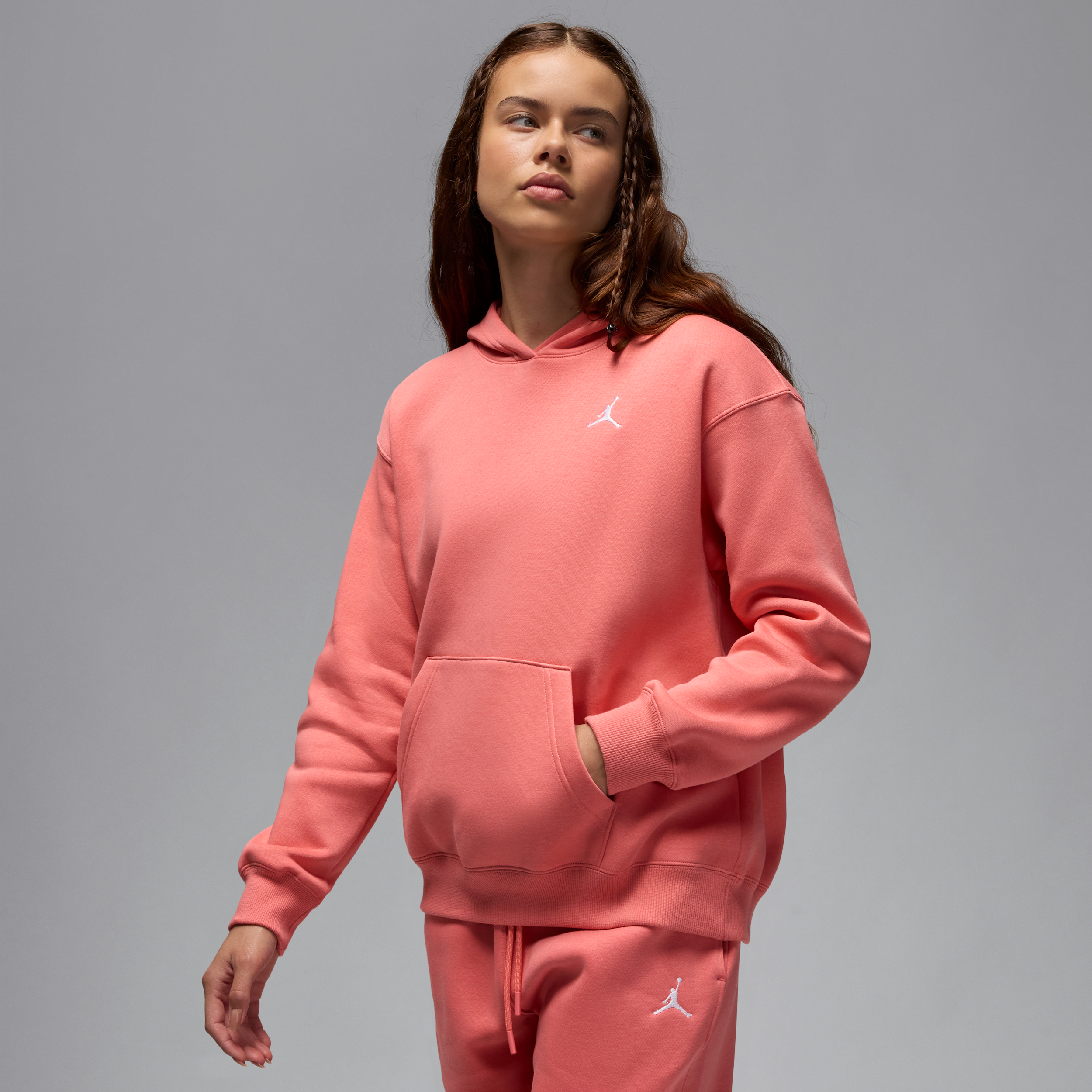 JORDAN WOMEN'S  BROOKLYN FLEECE PULLOVER HOODIE 1015647523