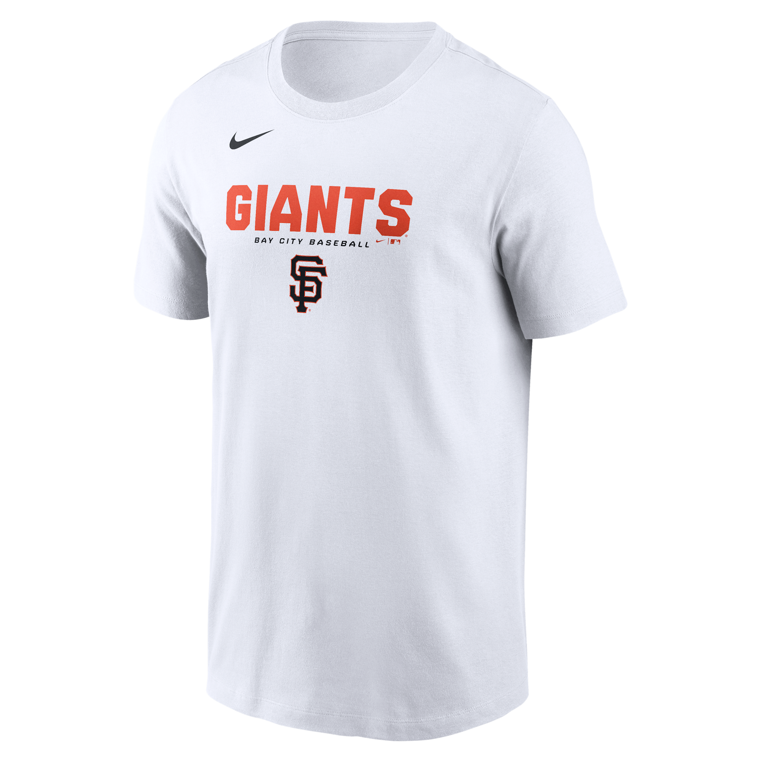San Francisco Giants Bold Team Name Nike Men's MLB T-Shirt in White | N19910AGIA-D31