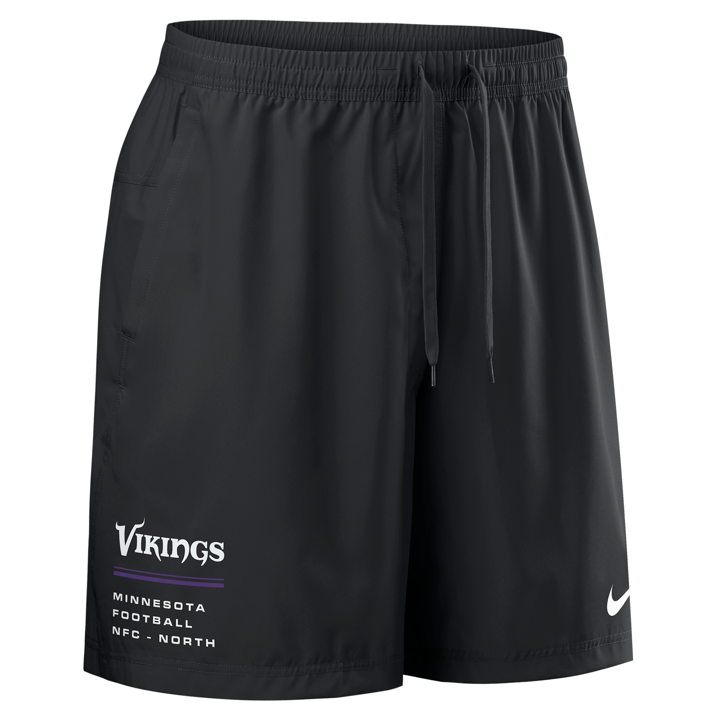 Minnesota Vikings Nike Men's NFL Woven Shorts in Black | 04PW00A9M-YSJ
