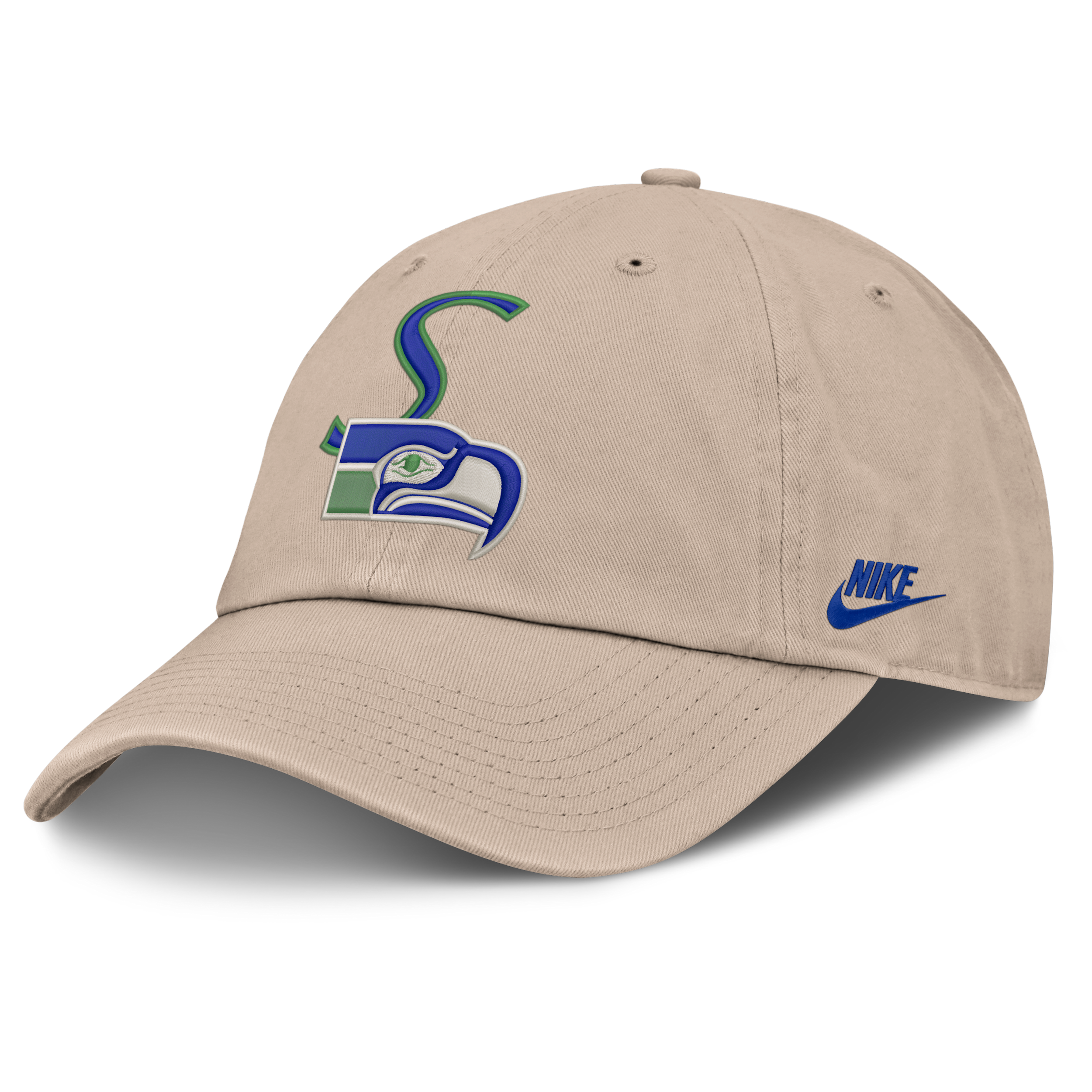 Seattle Seahawks Rewind Club Nike Men's NFL Adjustable Hat in Brown | NF0205YV78-RCU