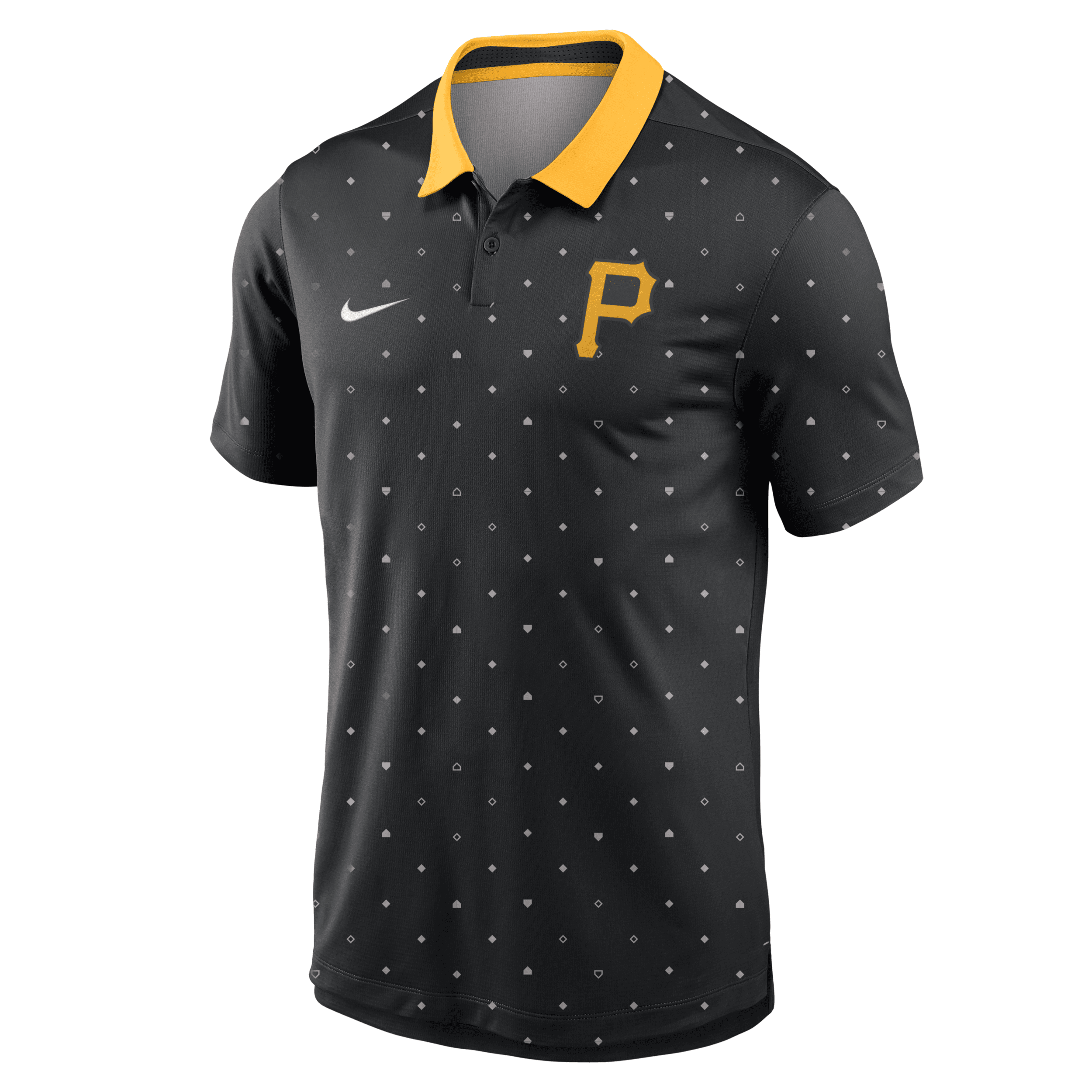 Shop Nike Pittsburgh Pirates Legacy Icon Vapor  Men's Dri-fit Mlb Polo In Black