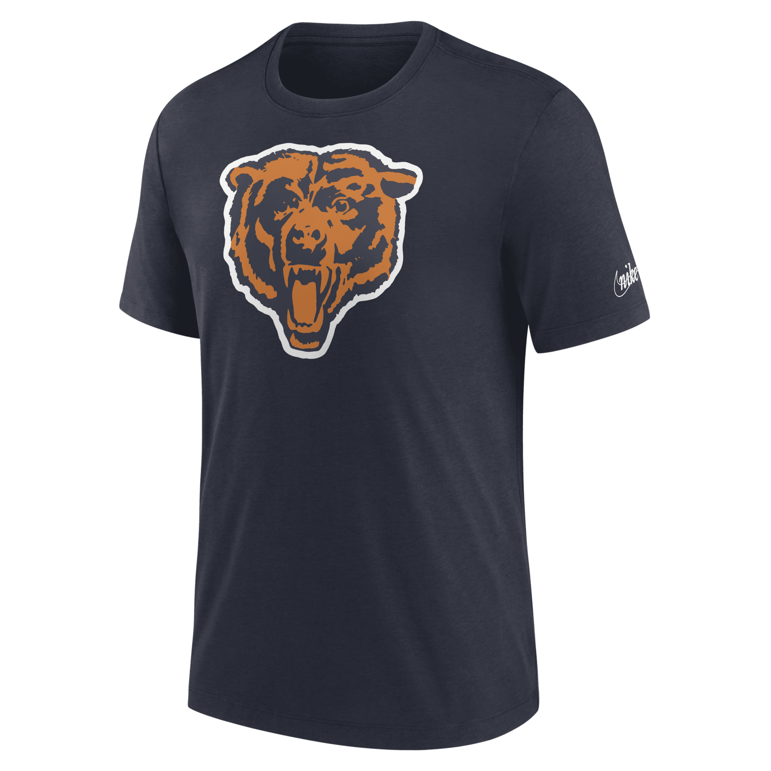 Shop Nike Chicago Bears Rewind Logo  Men's Nfl T-shirt In Blue